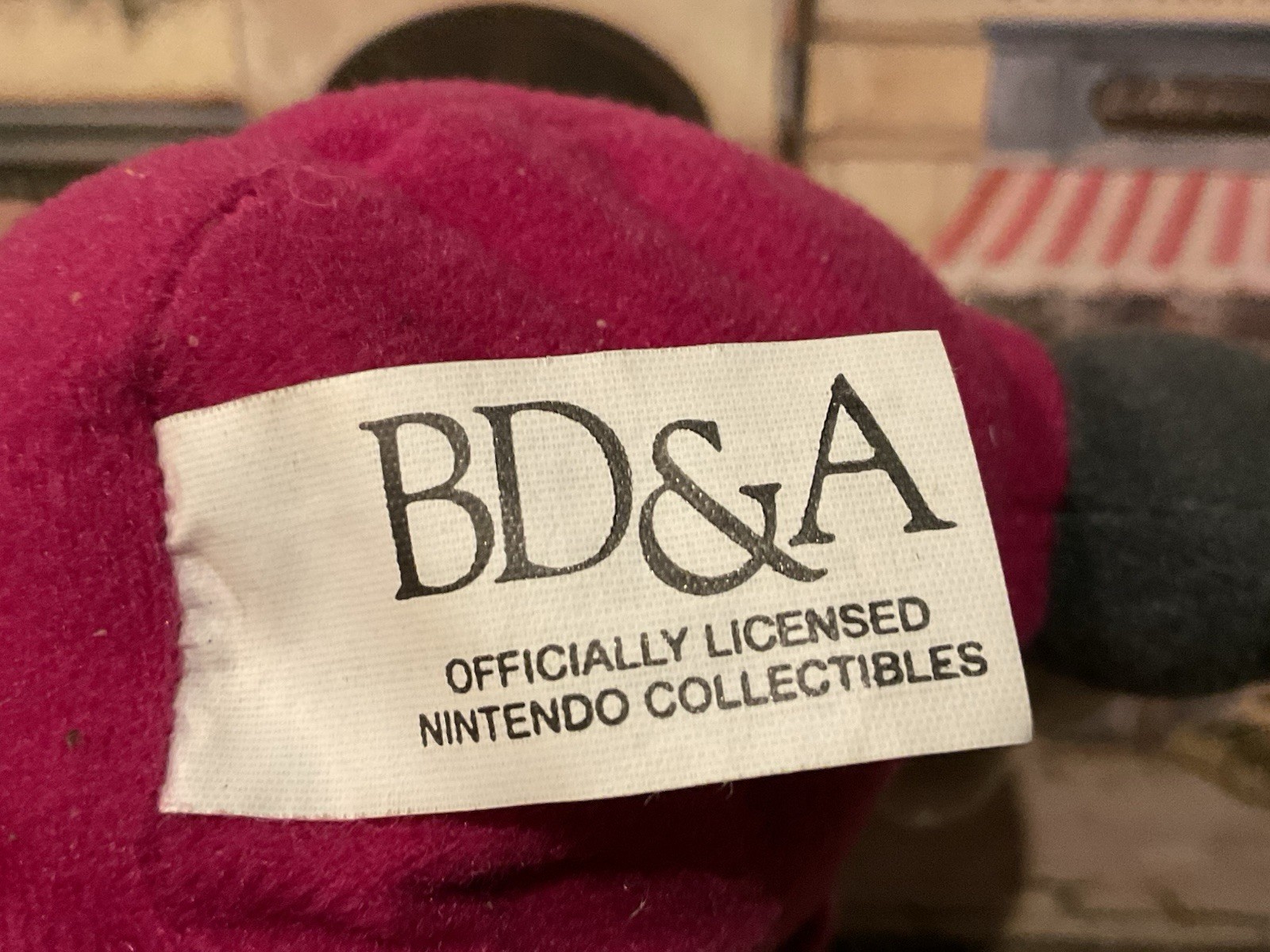 VINTAGE 1997 BD&A NINTENDO MARIO 64 “WARIO “ BEANIE PLUSH DOLL W/HANG TAG(READ)