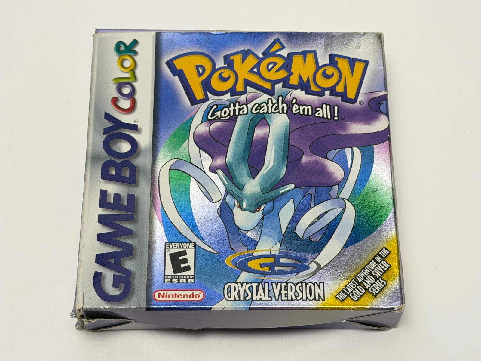 Pokemon Crystal Version (Nintendo Game Boy Color) Complete in se{ies ERROR Box
