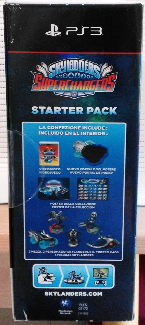 Skylanders SuperCharger Dark Edition Starter Pack per Play Station 3 nuova
