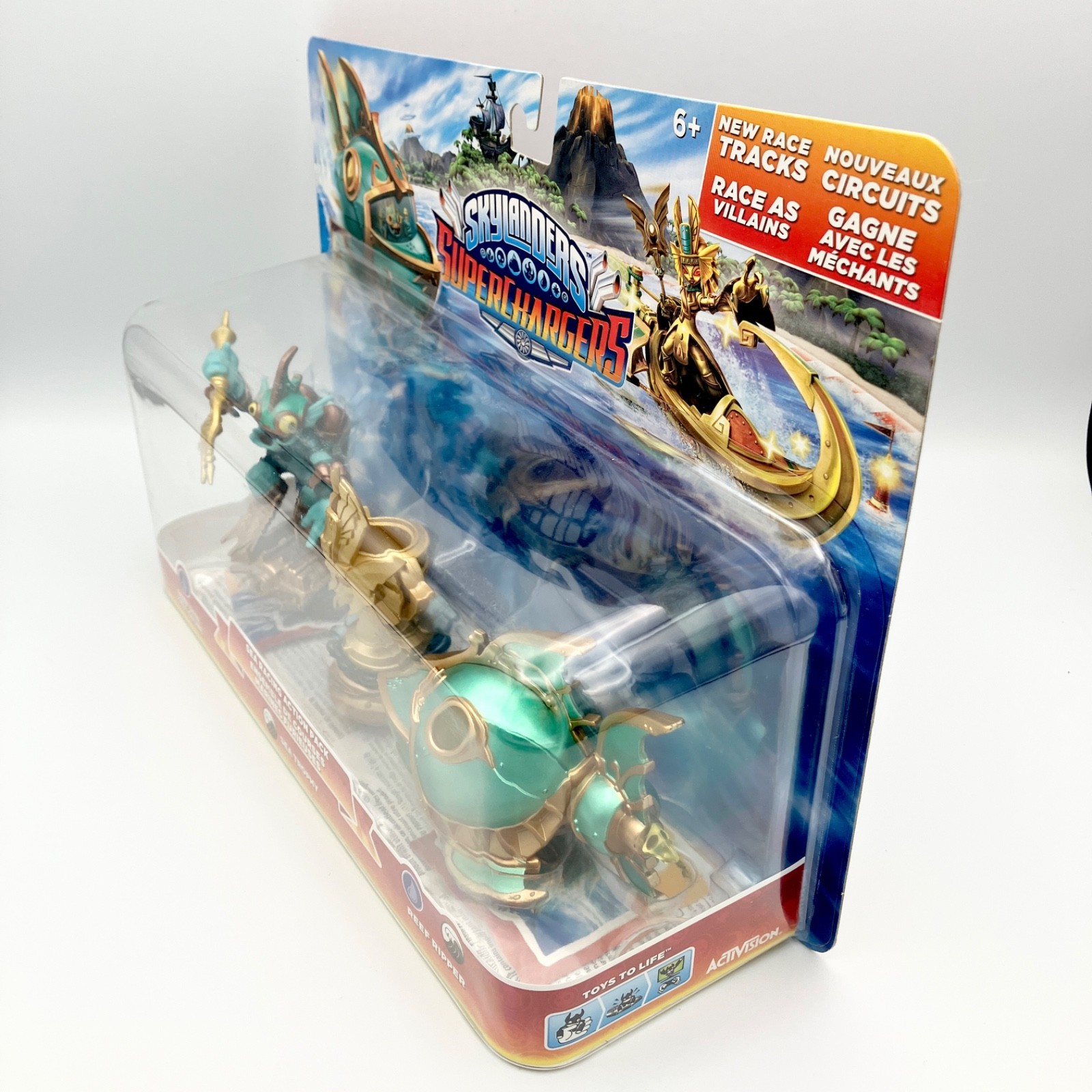 Skylanders Superchargers Sea Racing Action Pack Deep Dive Gill Grunt NEW SEALED