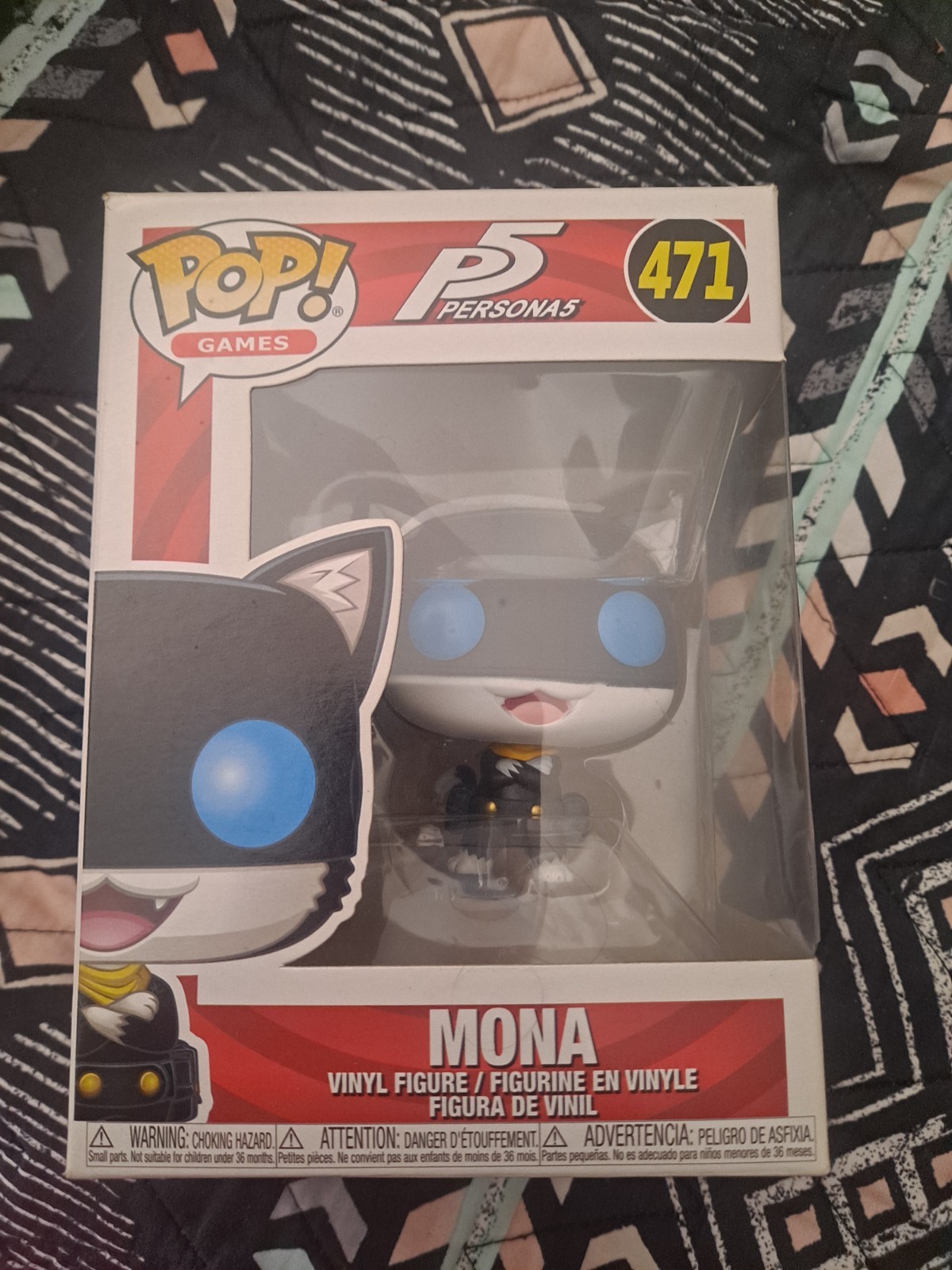 Funko POP! Games Persona 5 Mona #471 & Joker #468 Vinyl Figure Lot