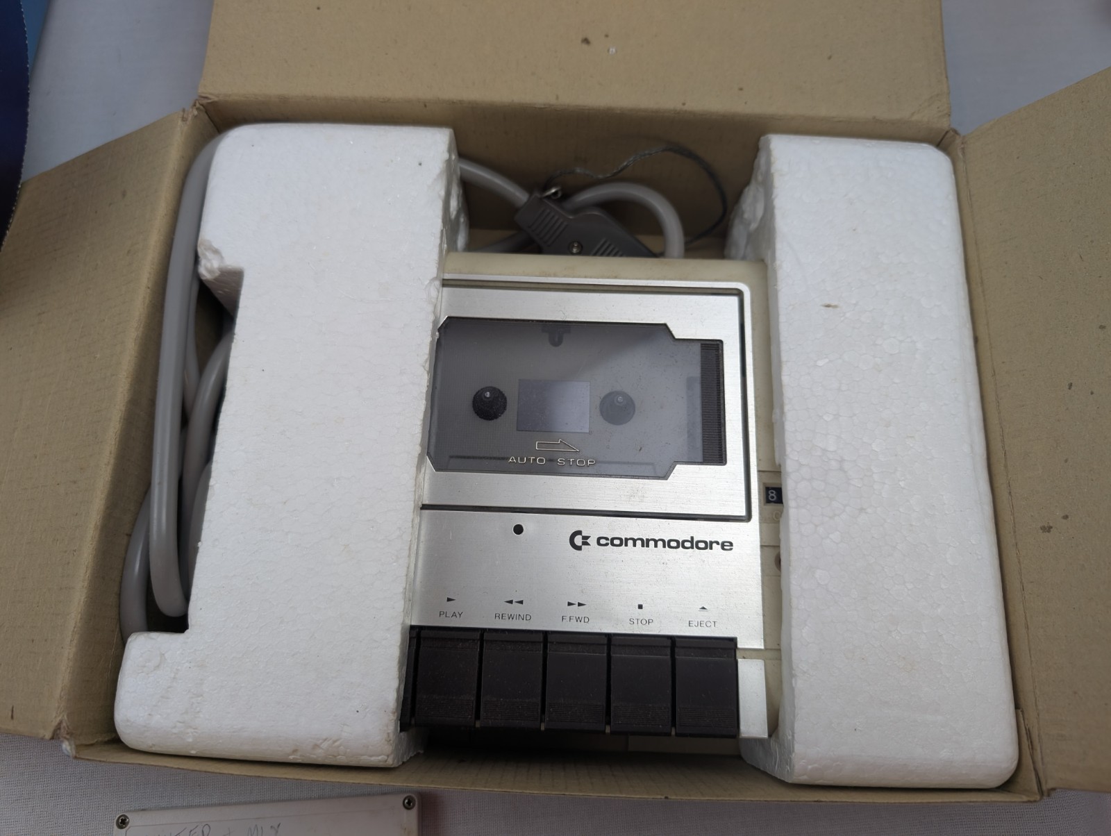 Commodore 64 Computer Untested w/ Box Matching # Manual Vicmodem Cassette 1530