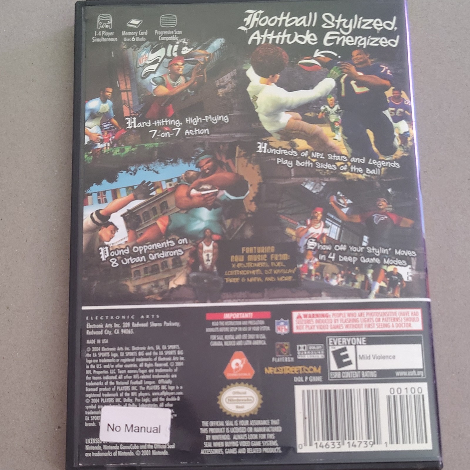 EA SPORTS BIG NFL Street (Nintendo GameCube) E Rated NTSC-U/C Multiplayer Case