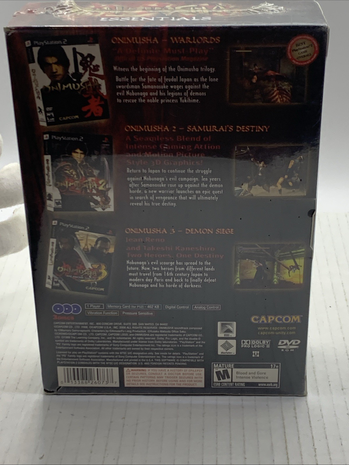 Factory Sealed Onimusha Essentials Sony PlayStation 2, 2008 Onimusha series Rare