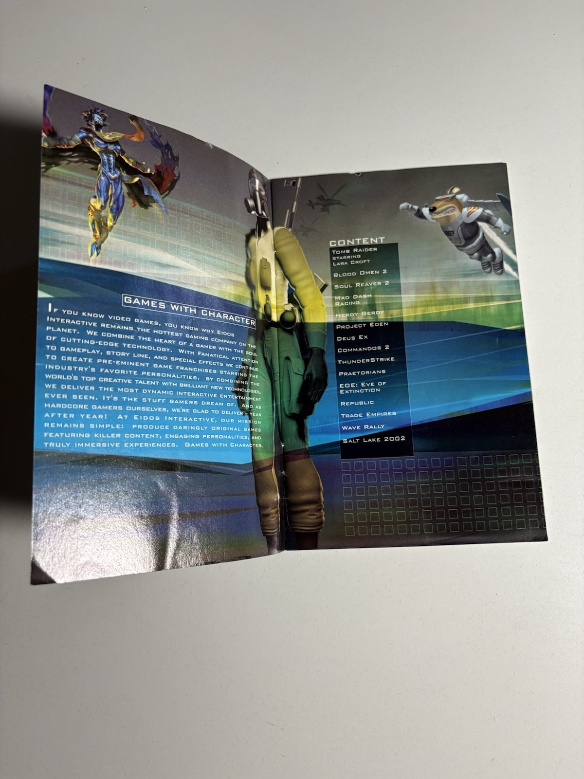 Eidos Interactive (Sony PlayStation 2 PS2) Manual Insert Only, No Game