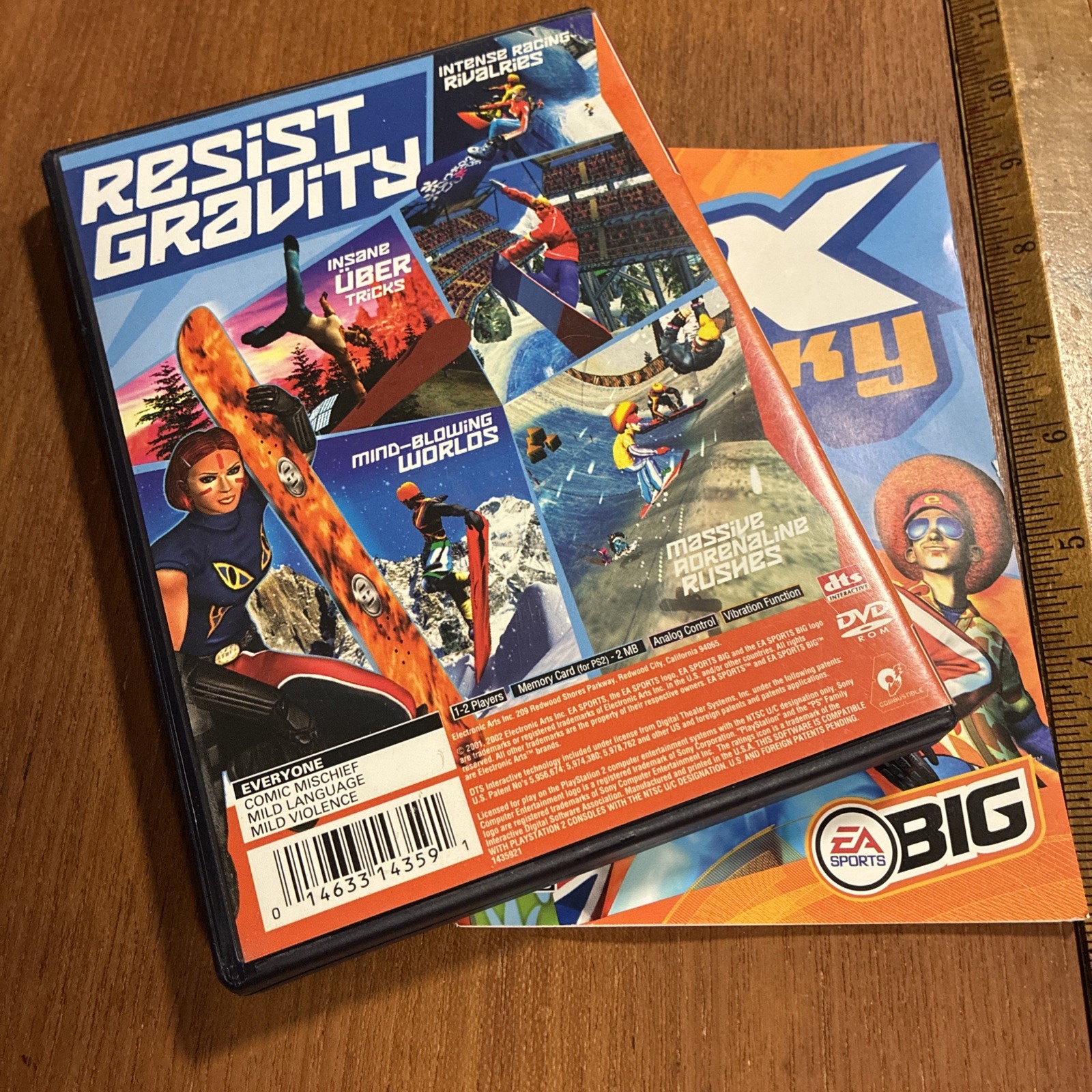 SSX Tricky Sony PlayStation 2 EA PS2 Greatest Hits Case And Manual Only No Game