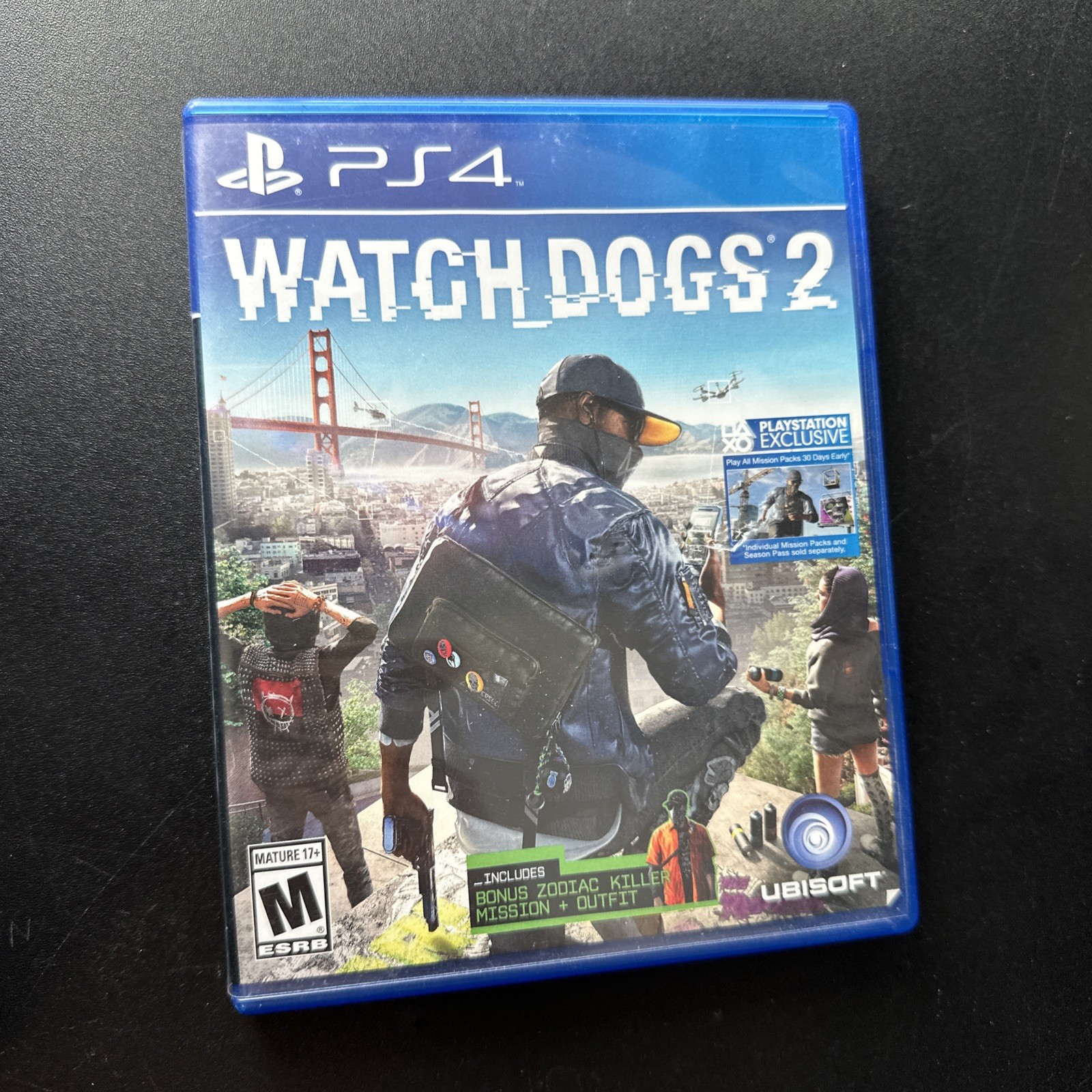 Watch Dogs 2 CIB Inserts PlayStation 4 PS4 USA 2016 Tested Working