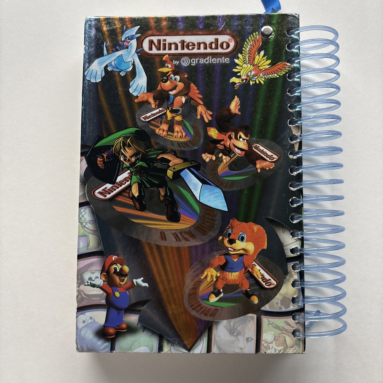 Nintendo A New Millennium 2001 Journal Calendar Gradient Brazil Mario Pokemon