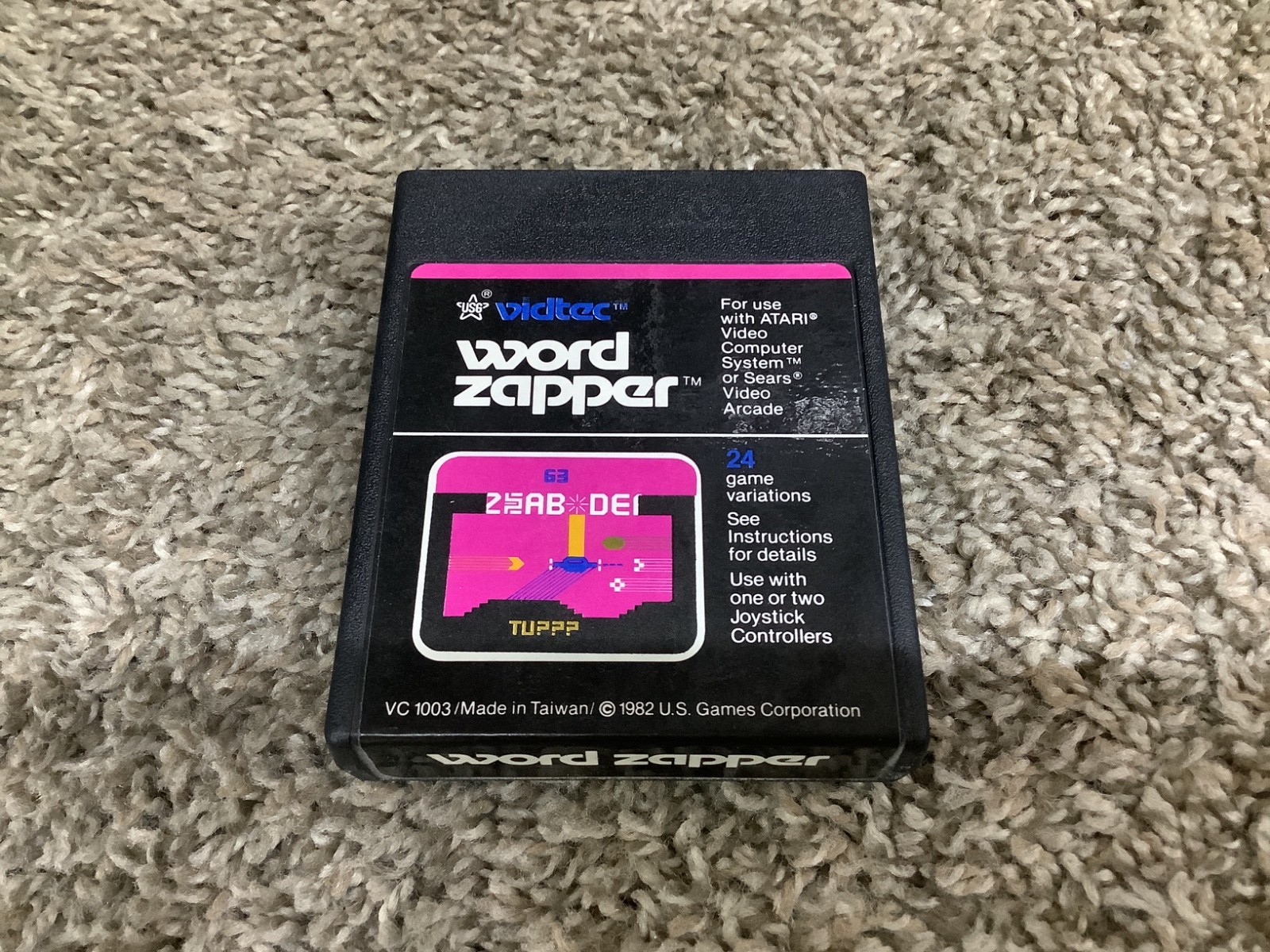 Word Zapper (Atari 2600, 1982)