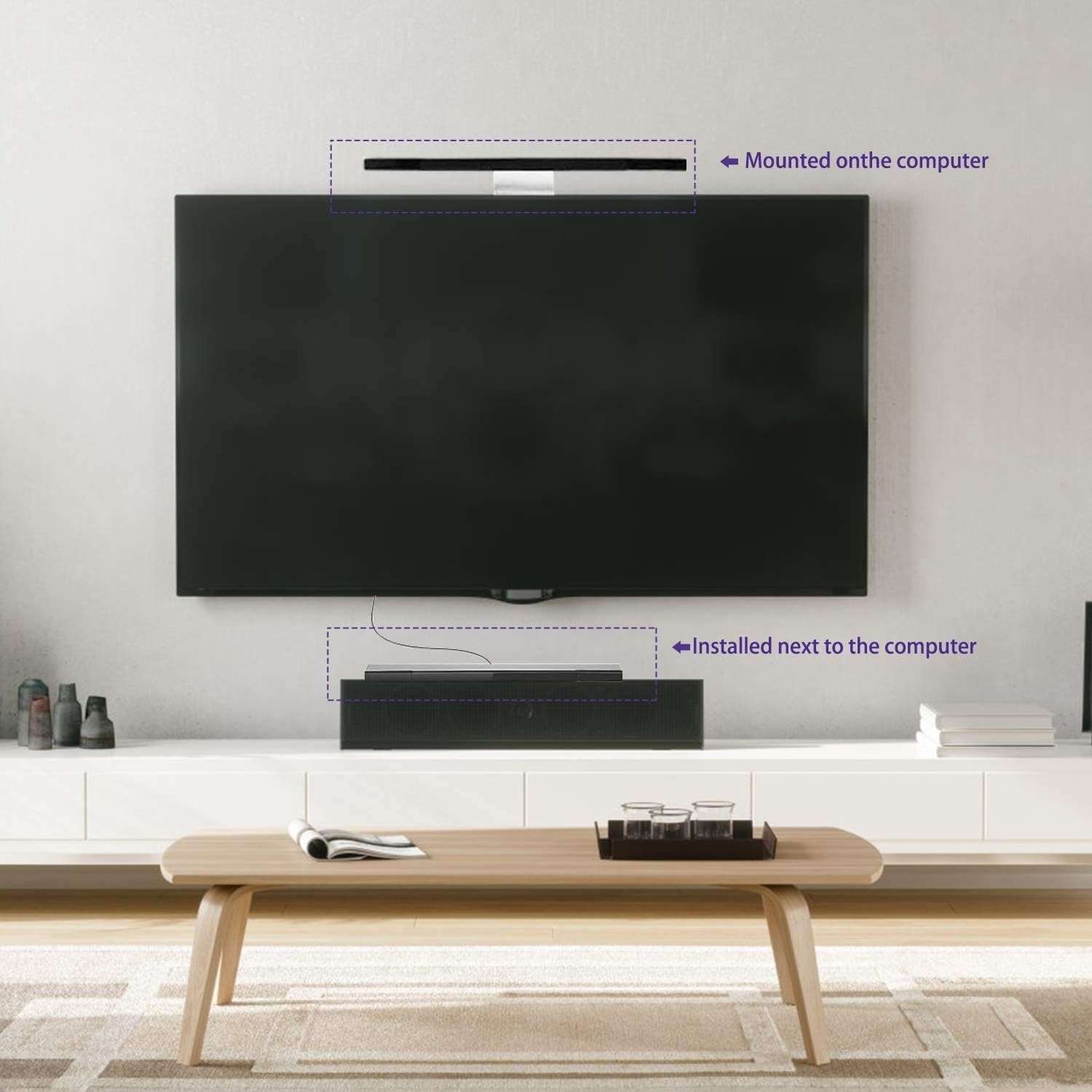 Sensor Bar for Wii, Replacement Wired Infrared Ray Sensor Bar for Wii U Console