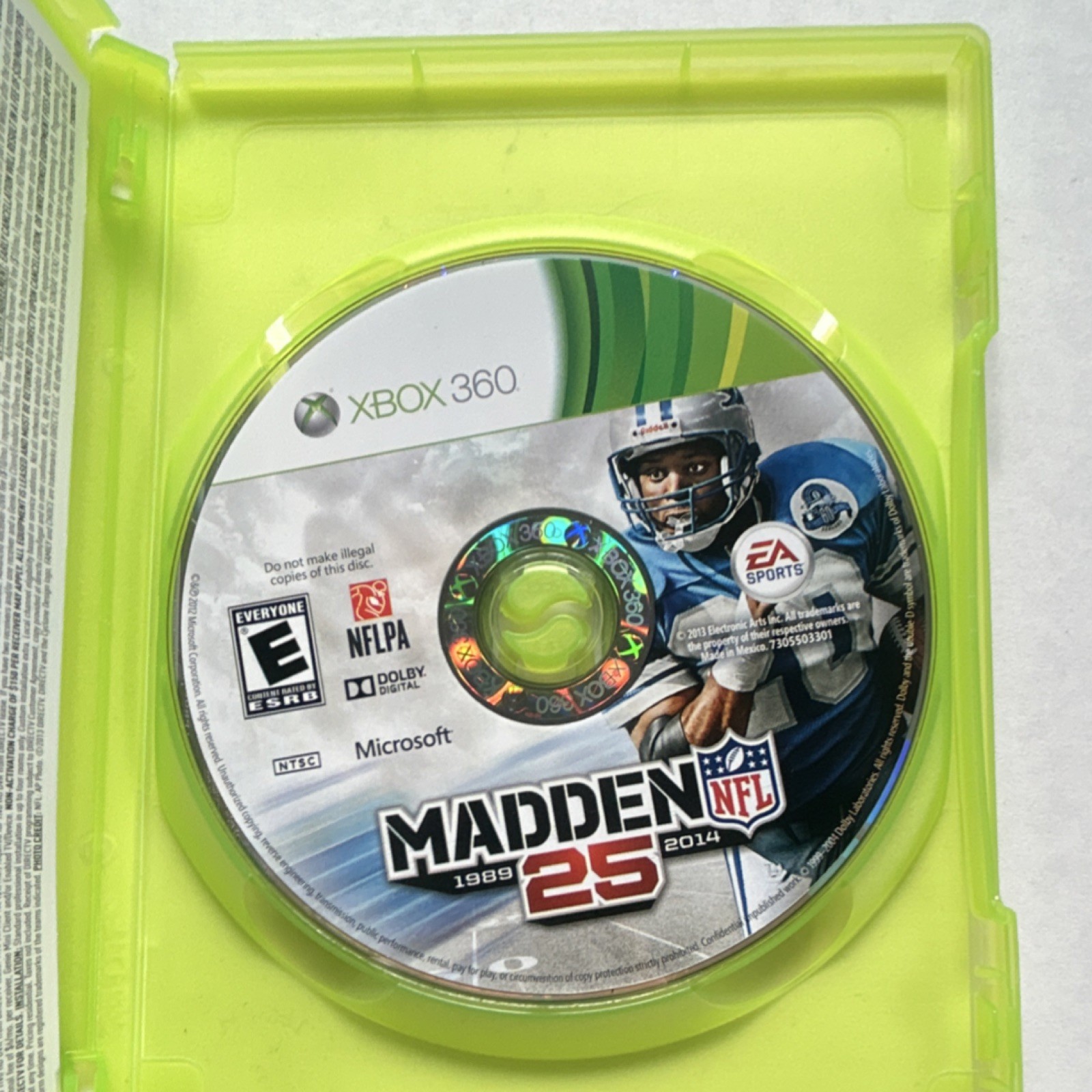EA Sports Madden NFL 25 Xbox 360 Better with Kinect Sensor
