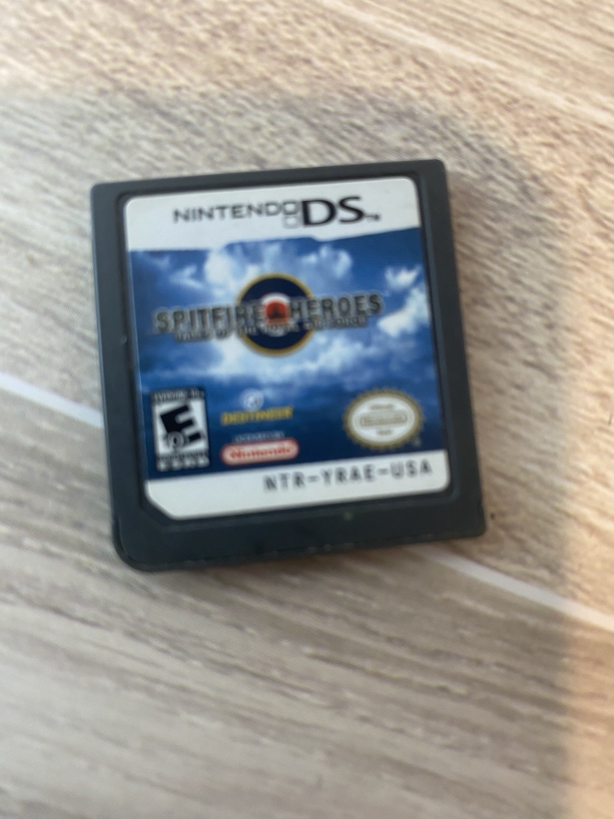 Spitfire Heroes Nintendo DS Game Tested Working Authentic Cleaned Cartridge