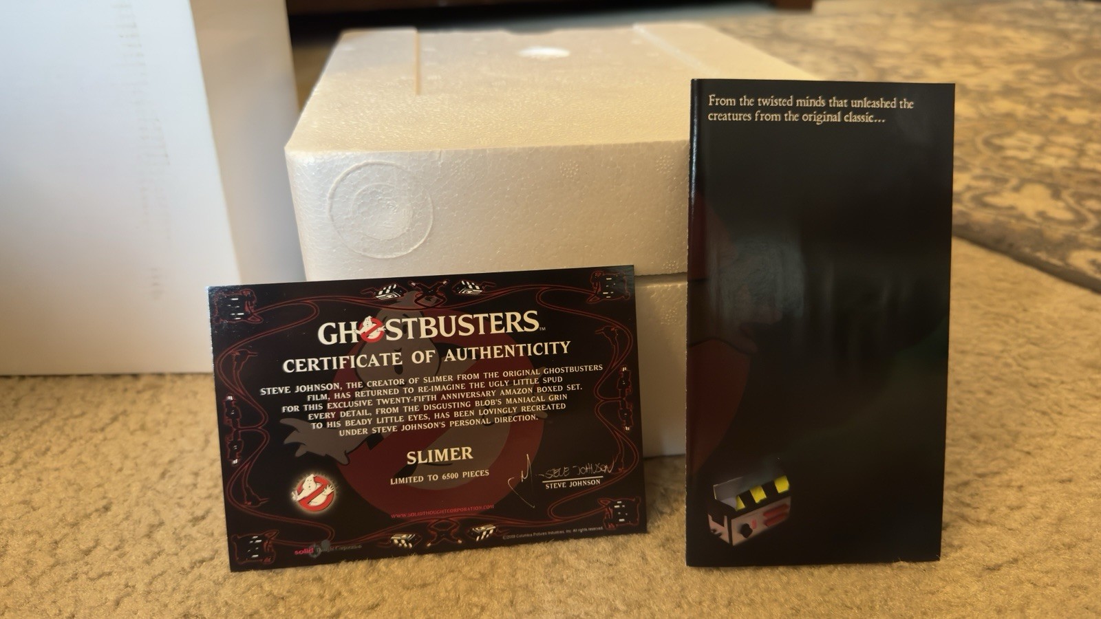 Ghostbusters Video Game Slimer Statue Steve Johnson 2009 COA LE 6500