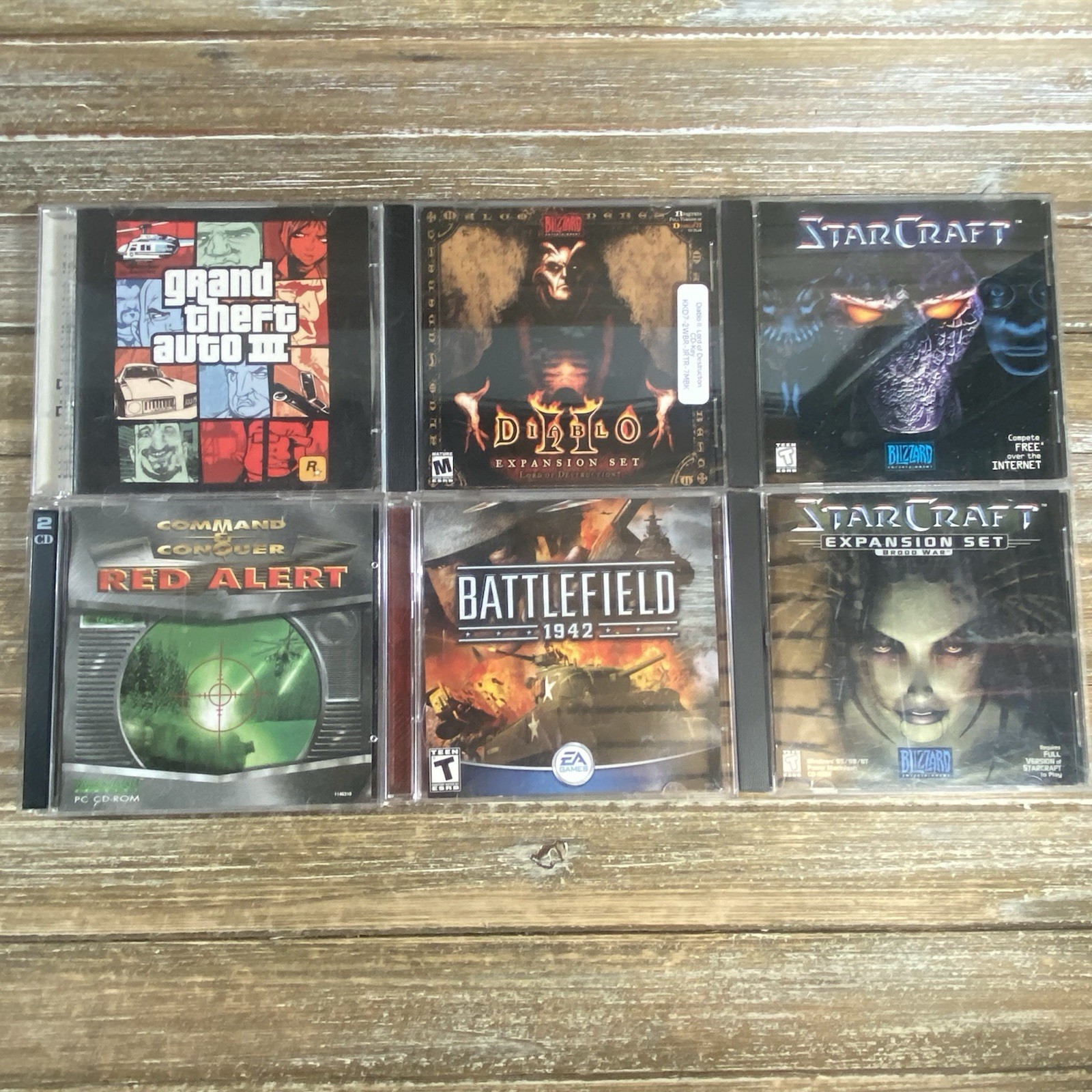 Video Games PC CD-ROM Games Lot Of 12 Popular Games, All Working!