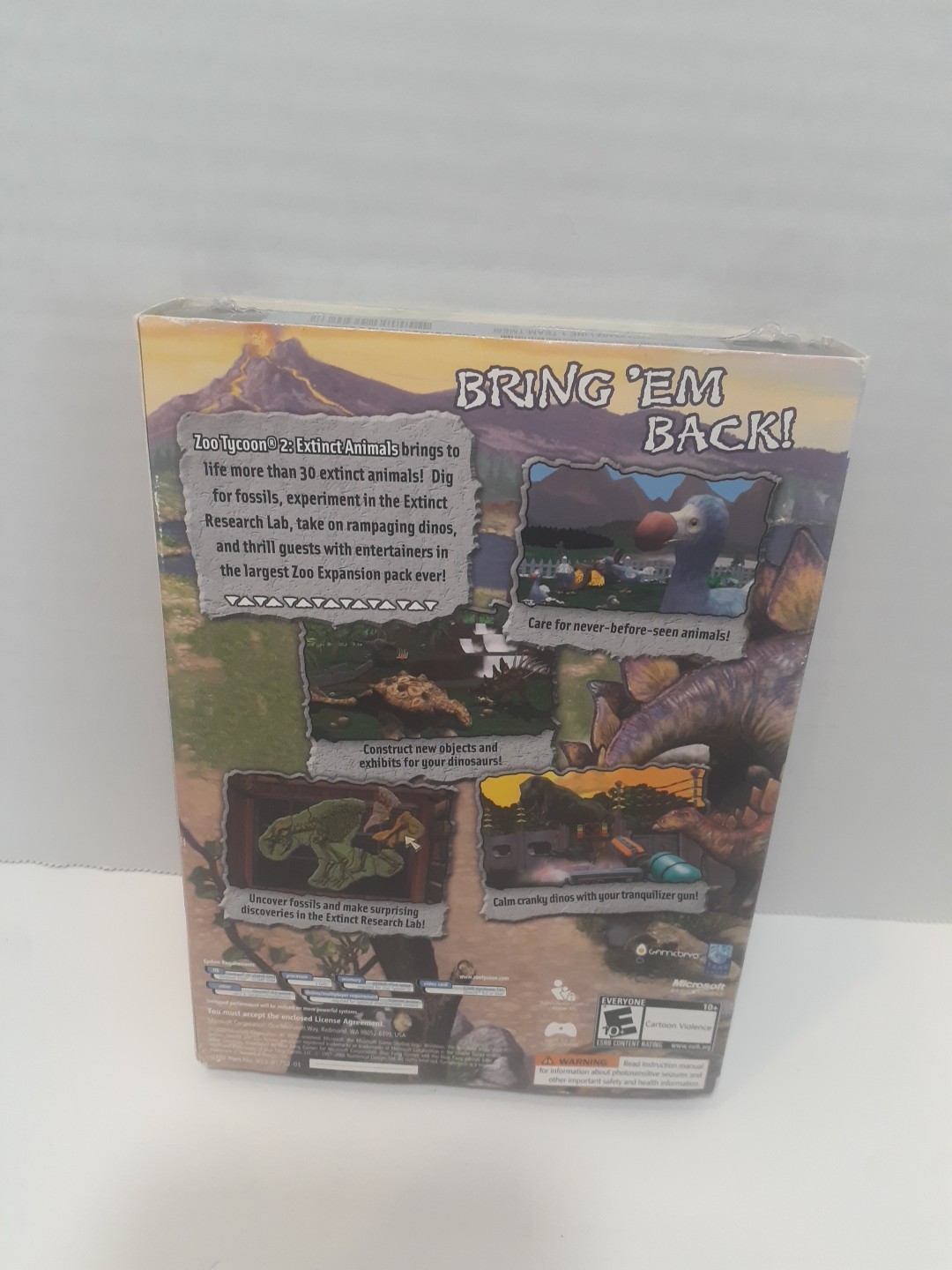 Zoo Tycoon 2: Extinct Animals (PC, 2007) NEW SEALED