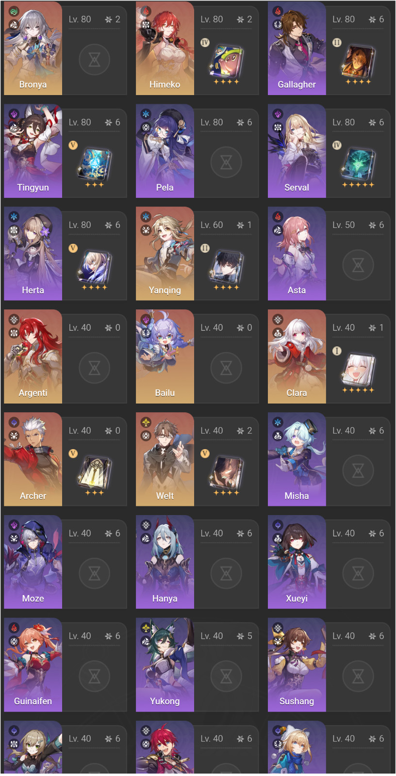 Honkai Star Rail TL70 EU + Top 0.02% Firefly + More