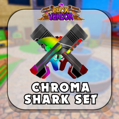 Murder Mystery 2 MM2 | Chroma Shark Set | Godly Knives and Guns