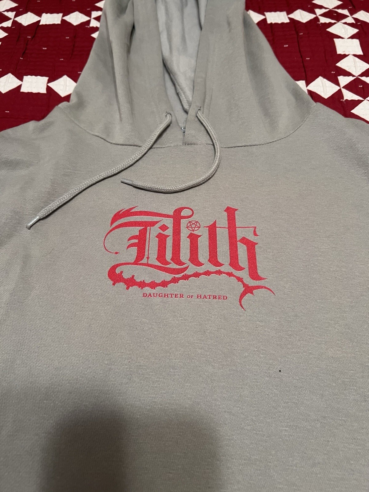 Diablo Lilith Blessed Mother Hoodie L Blizzard IV Video Game Horror Promo Sweat