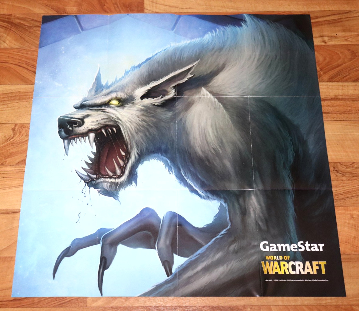 World of Warcraft Cataclysm Blizzard Rare Map / Poster 67x64cm