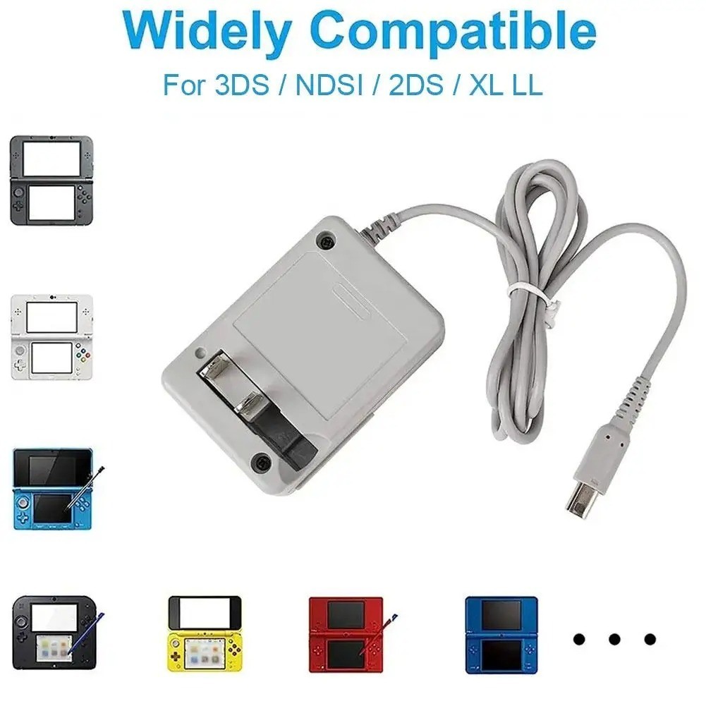 AC Adapter Home Wall Charger Cable for Nintendo DSi/ 2DS/ 3DS/ DSi XL System