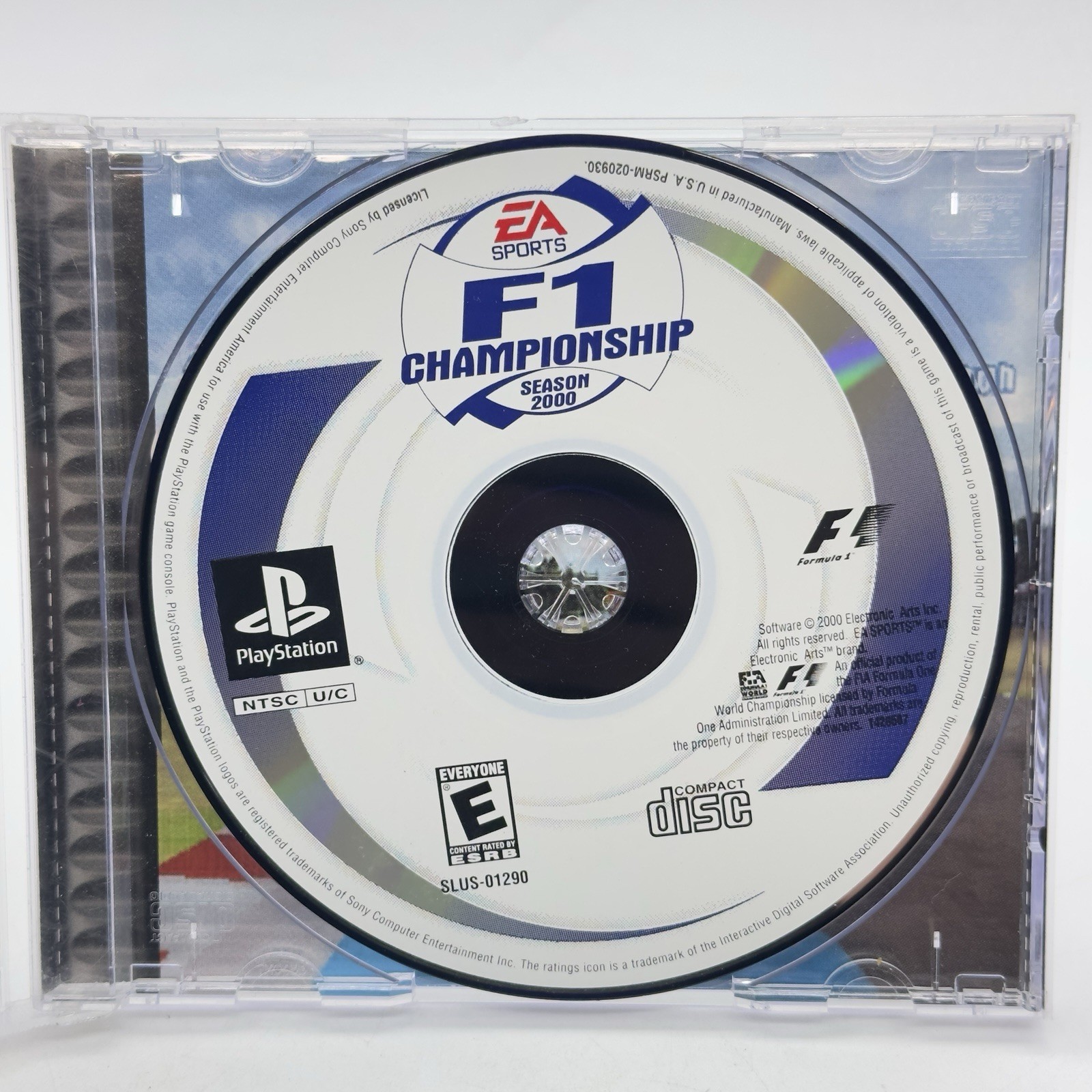F1 Championship Season 2000 PS1 TESTED Complete CIB PlayStation 1 Car Racing