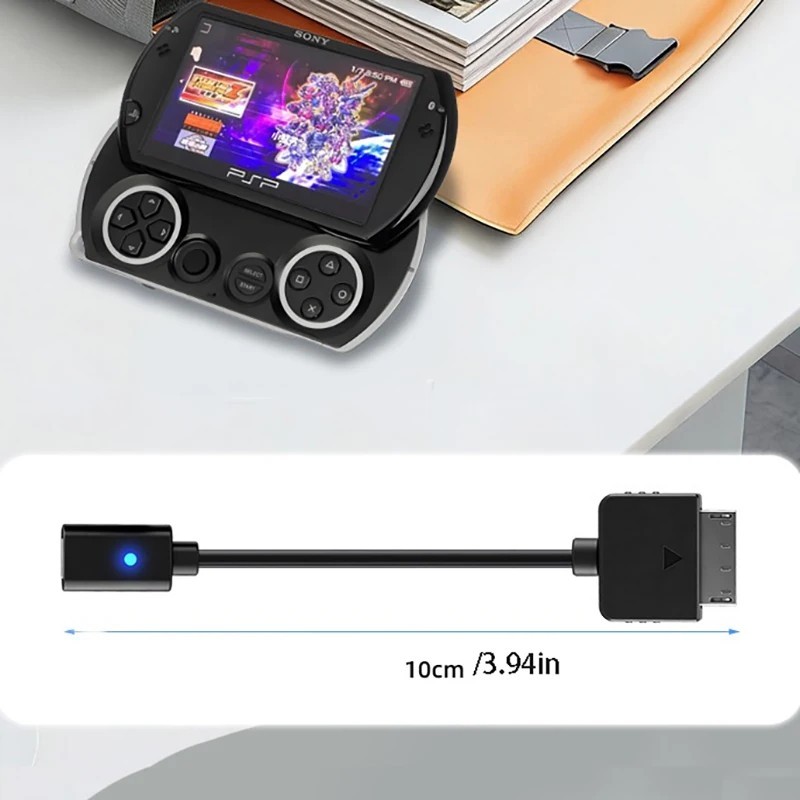 Type C to PSP Go Charging Cable USB Adapter Power Data Cord Sony PSP Go
