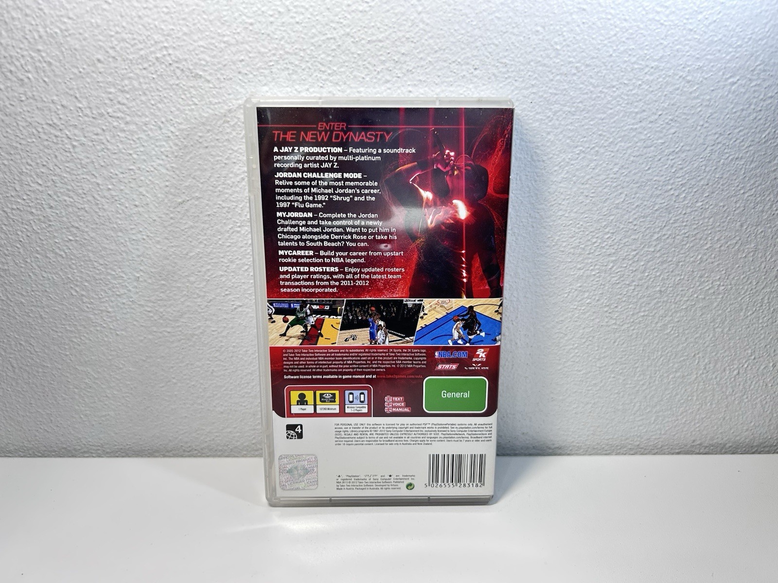 Playstation Portable PSP NBA 2k13 2013 Excutive Produced By Jay Z – Inc Manual