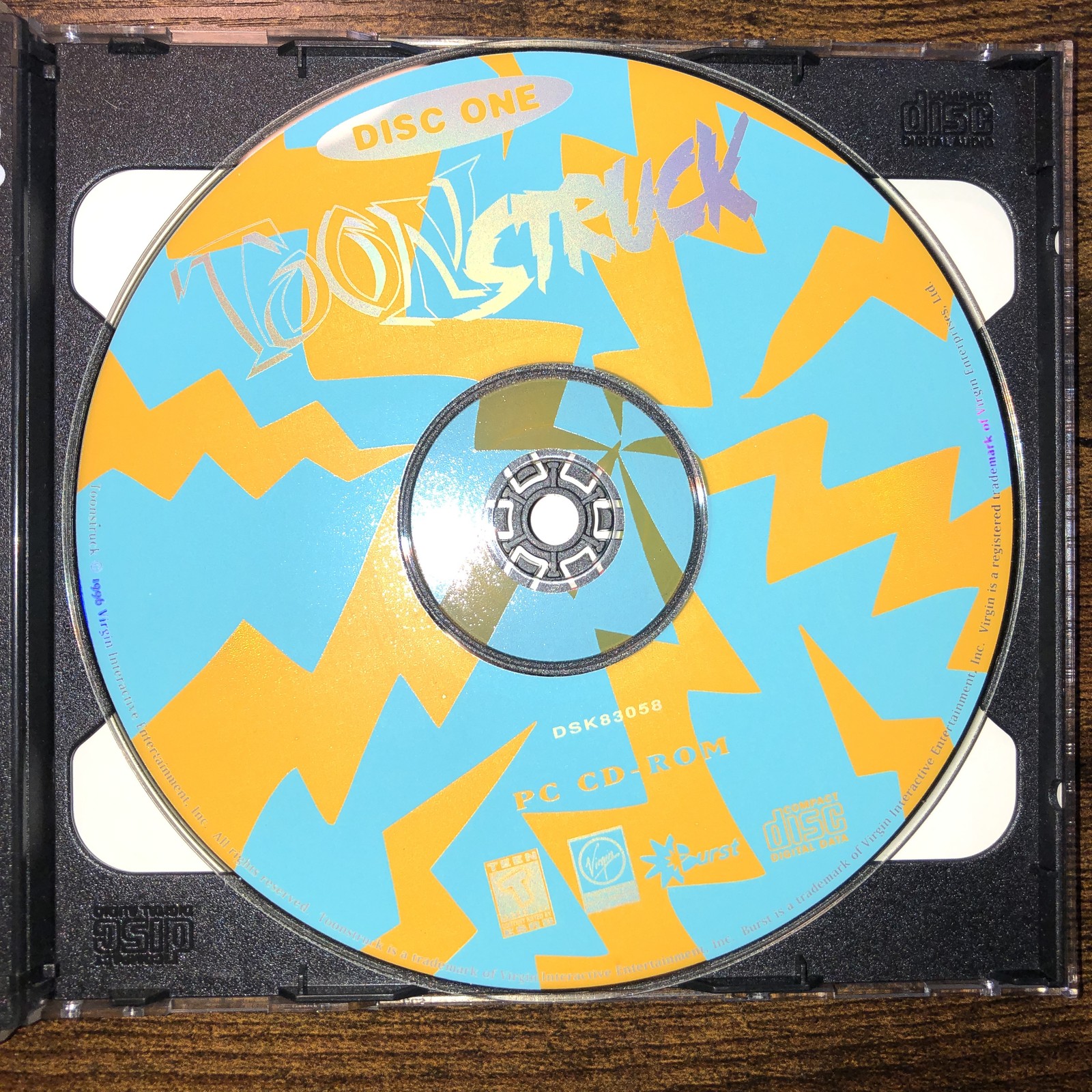 Toonstruck PC CD-ROM Game 1996 Virgin Point & Click Adventure Complete 2 Disc
