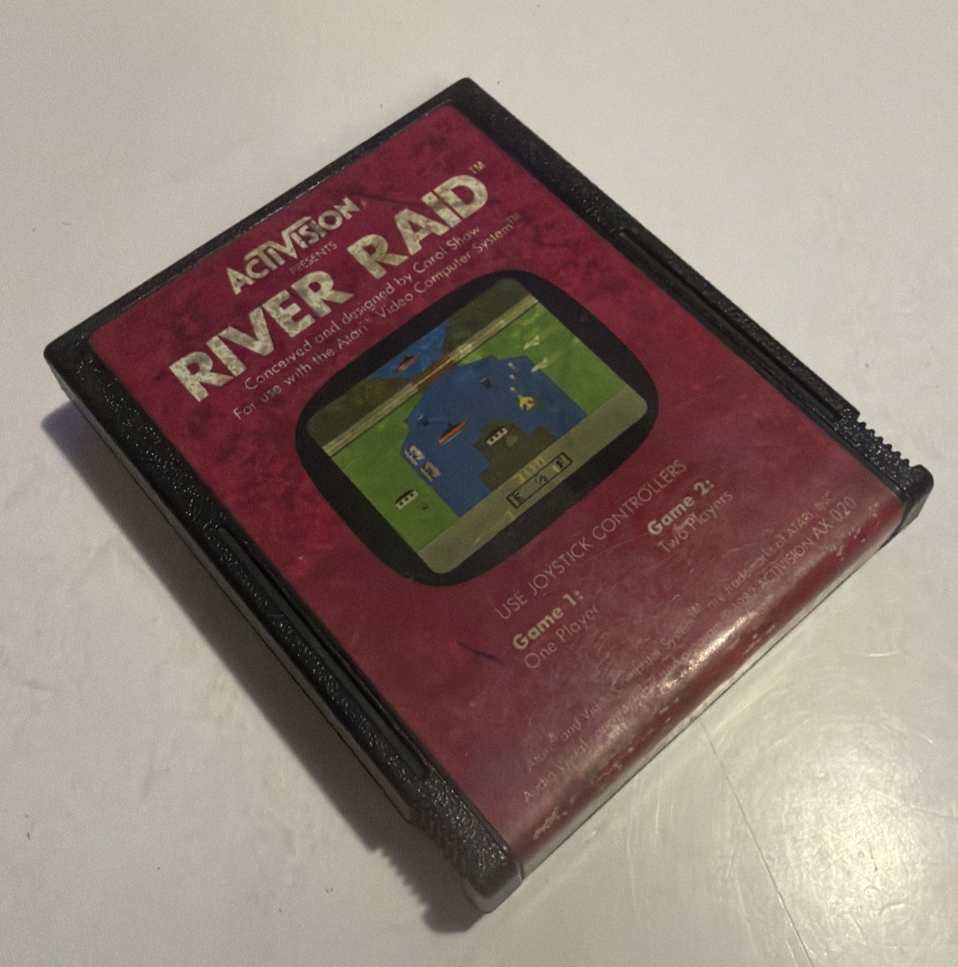 River Raid (Atari 2600, 1982) Cleaned & Tested (D175)