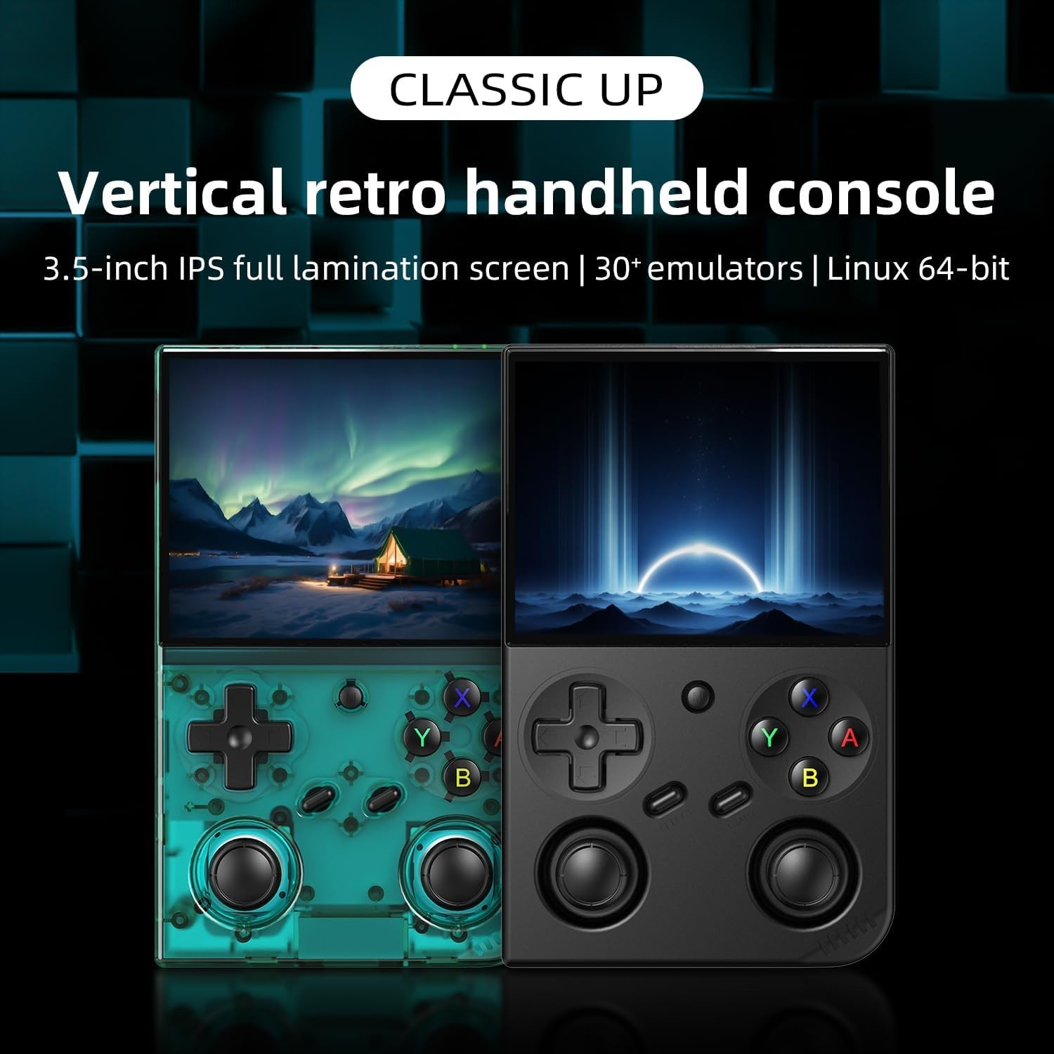 Classic Gaming Reinvented: Retro Handheld Console with Gorgeous IPS Display