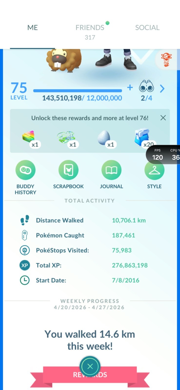 LEGACY 2016 Pogo Account. Lvl 75 (80 Ready), Too Much To Say In Title.