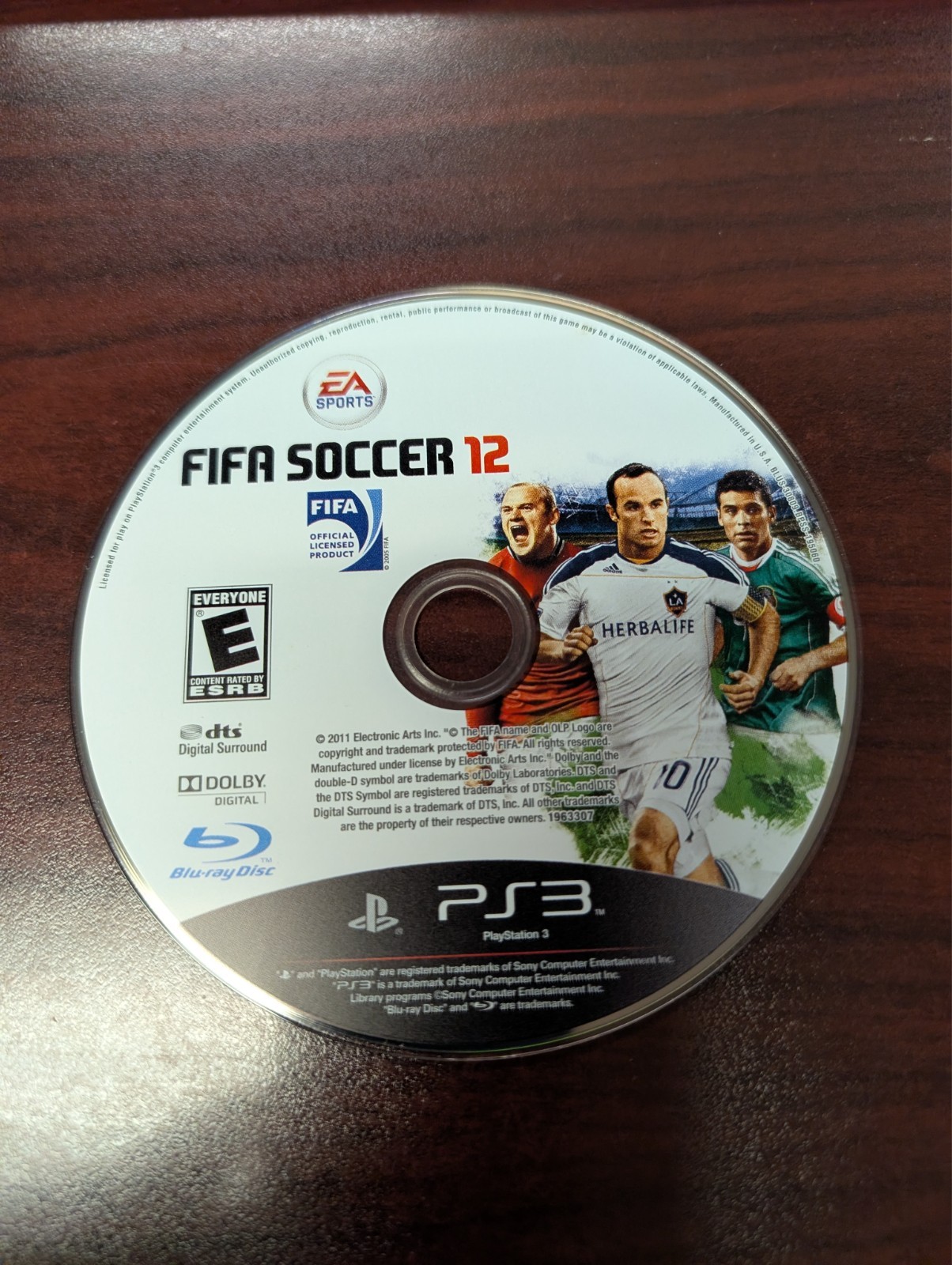 FIFA Soccer 12 (Sony PlayStation 3 PS3, 2011) NO TRACKING – DISC ONLY 6788