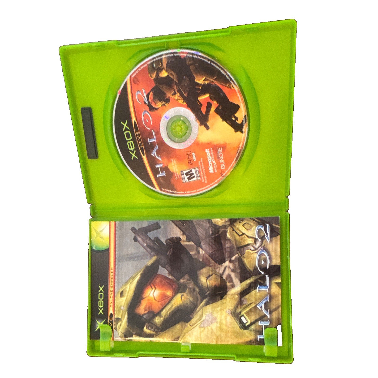 Halo 2 Microsoft Xbox Microsoft Game Studios M Mature Shooter Multiplayer, Case