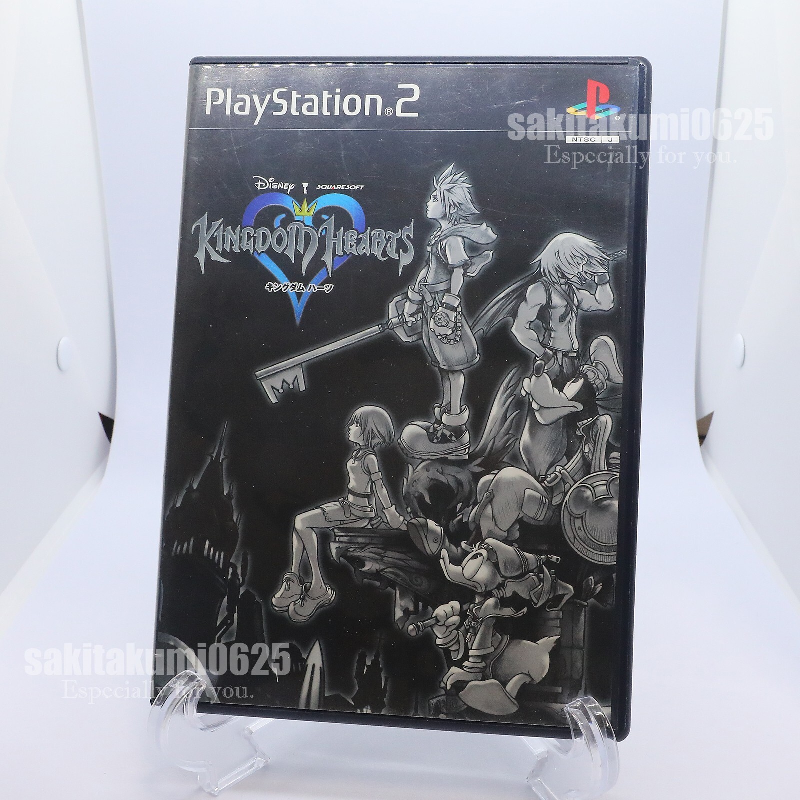 Lot 2 Kingdom Hearts 1&2 Japan PS2 Sony Playstation 2 Complete ship by FedEx
