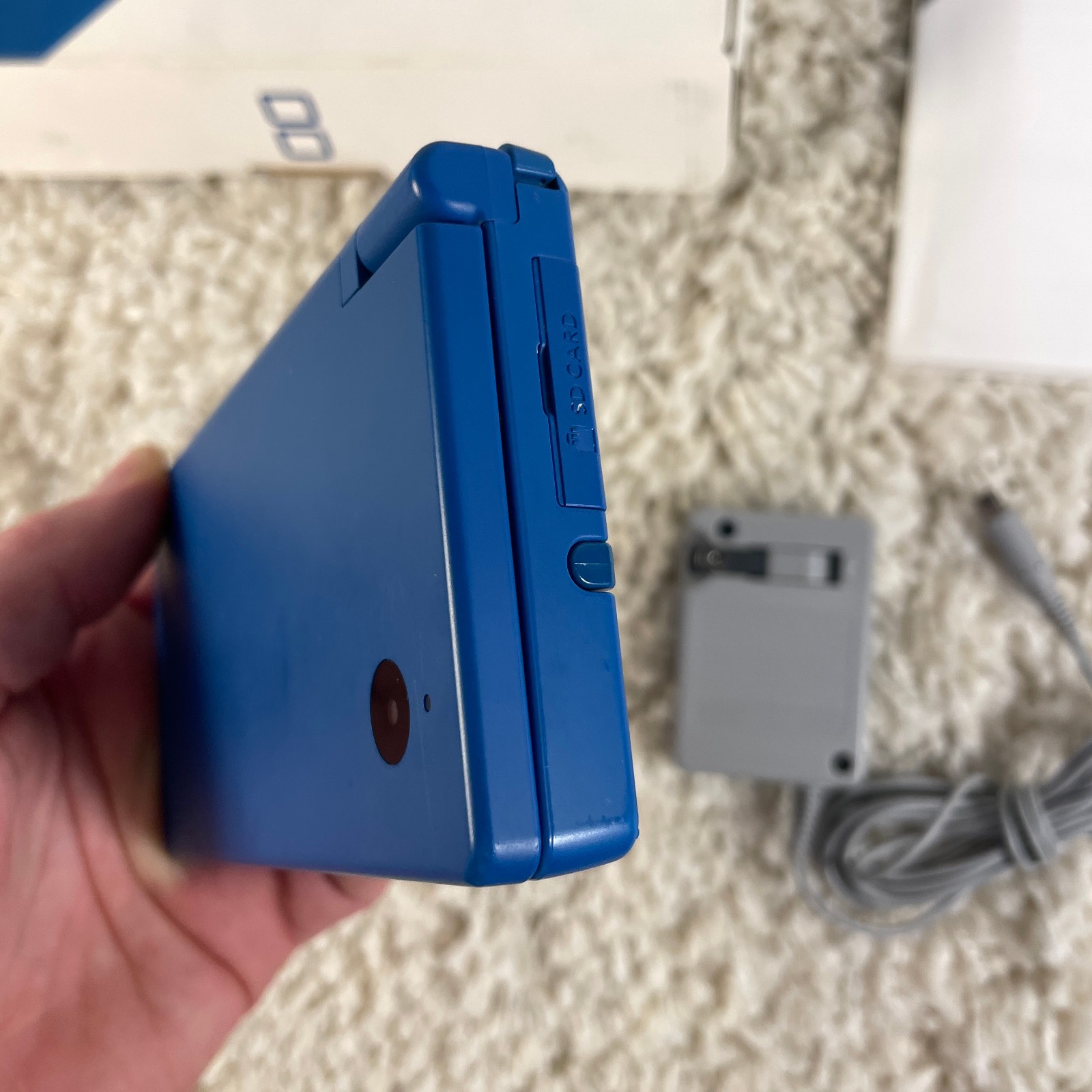 Nintendo DSi Matte Blue Handheld Console System TWL-001 Complete in Box CIB