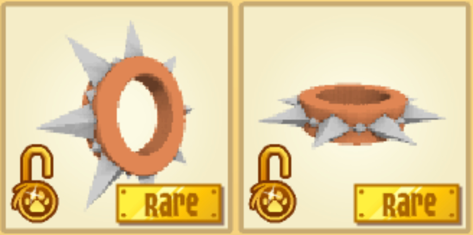 Animal Jam Classic AJC | Rare Long Spiked Collar + Wrist Set (READ DESCRIPTION)