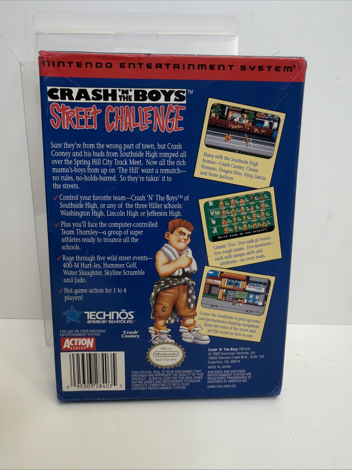 Crash n the Boys Street Challenge Nintendo Entertainment System NES Complete CIB