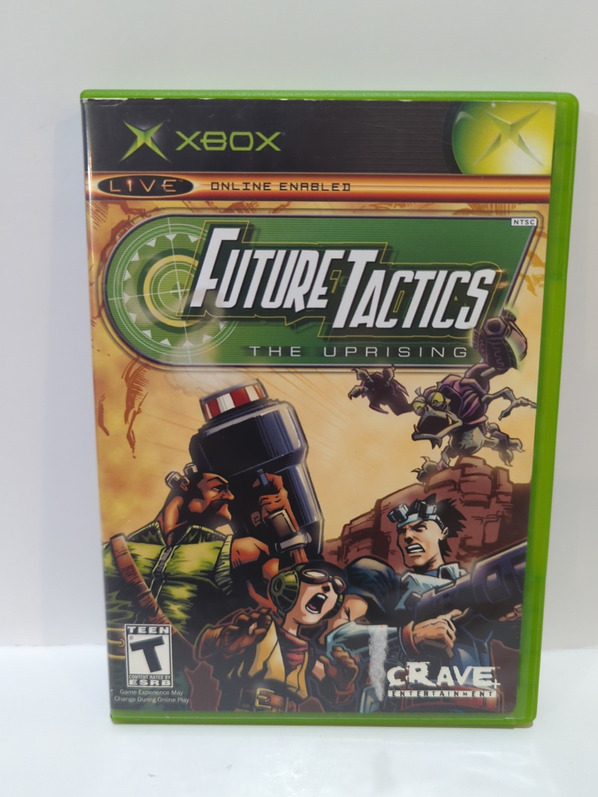 Future Tactics: The Uprising (Microsoft Xbox, 2004) Complete, and tested.