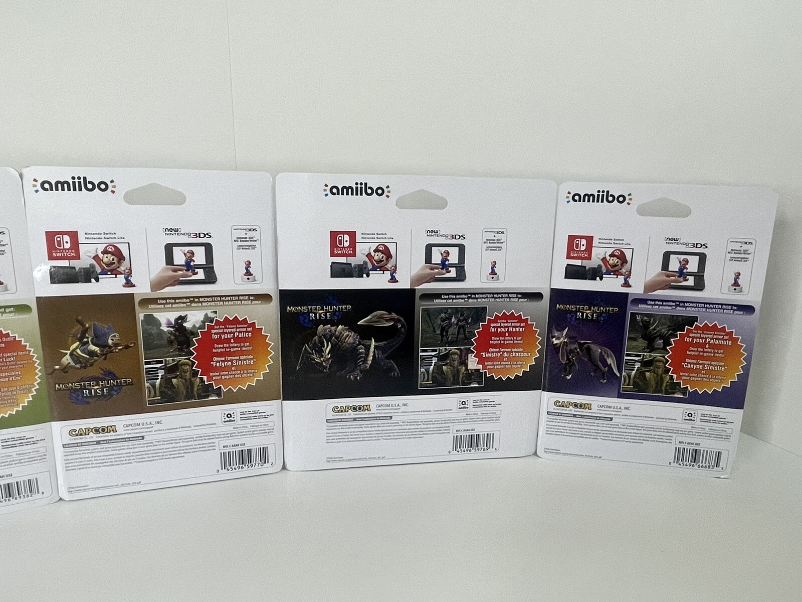 Nintendo Amiibo Monster Hunter Full Set of 6 – Magnamalo, Razewing Reus & more