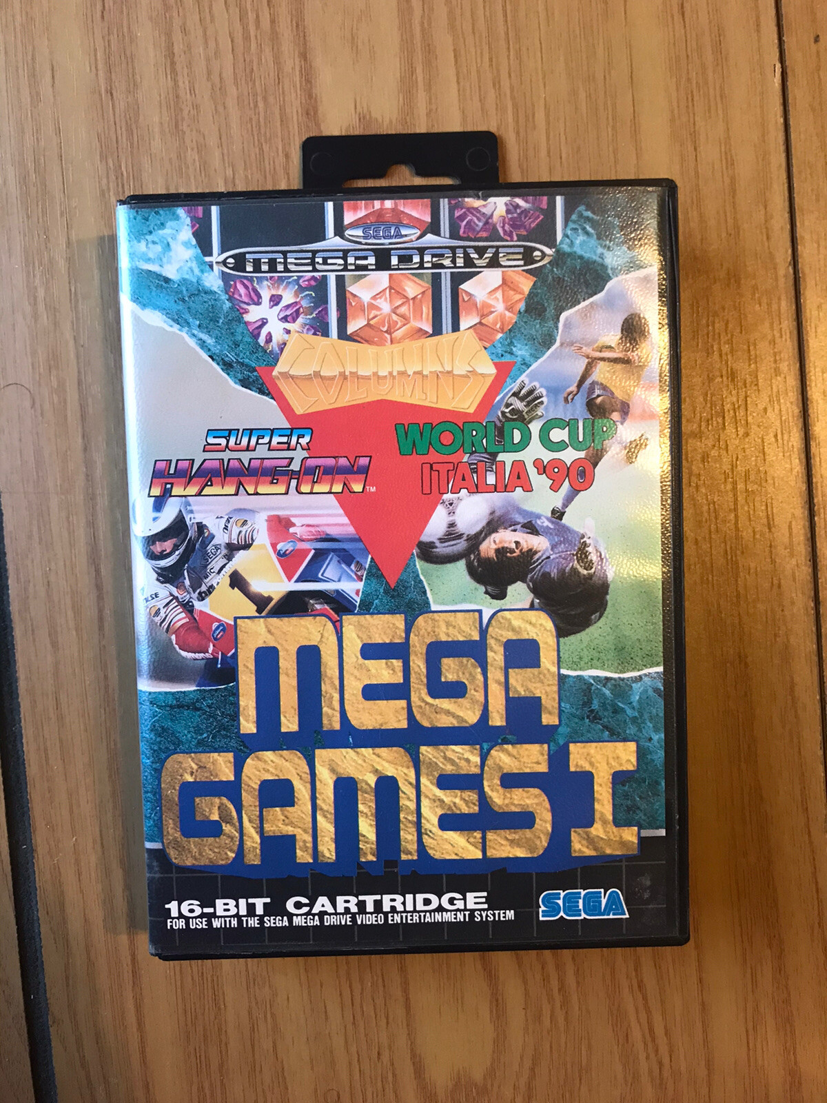 Mega Drive Mega Games 1 Super Hang On + World Cup Italia 90 + Columns cartridge