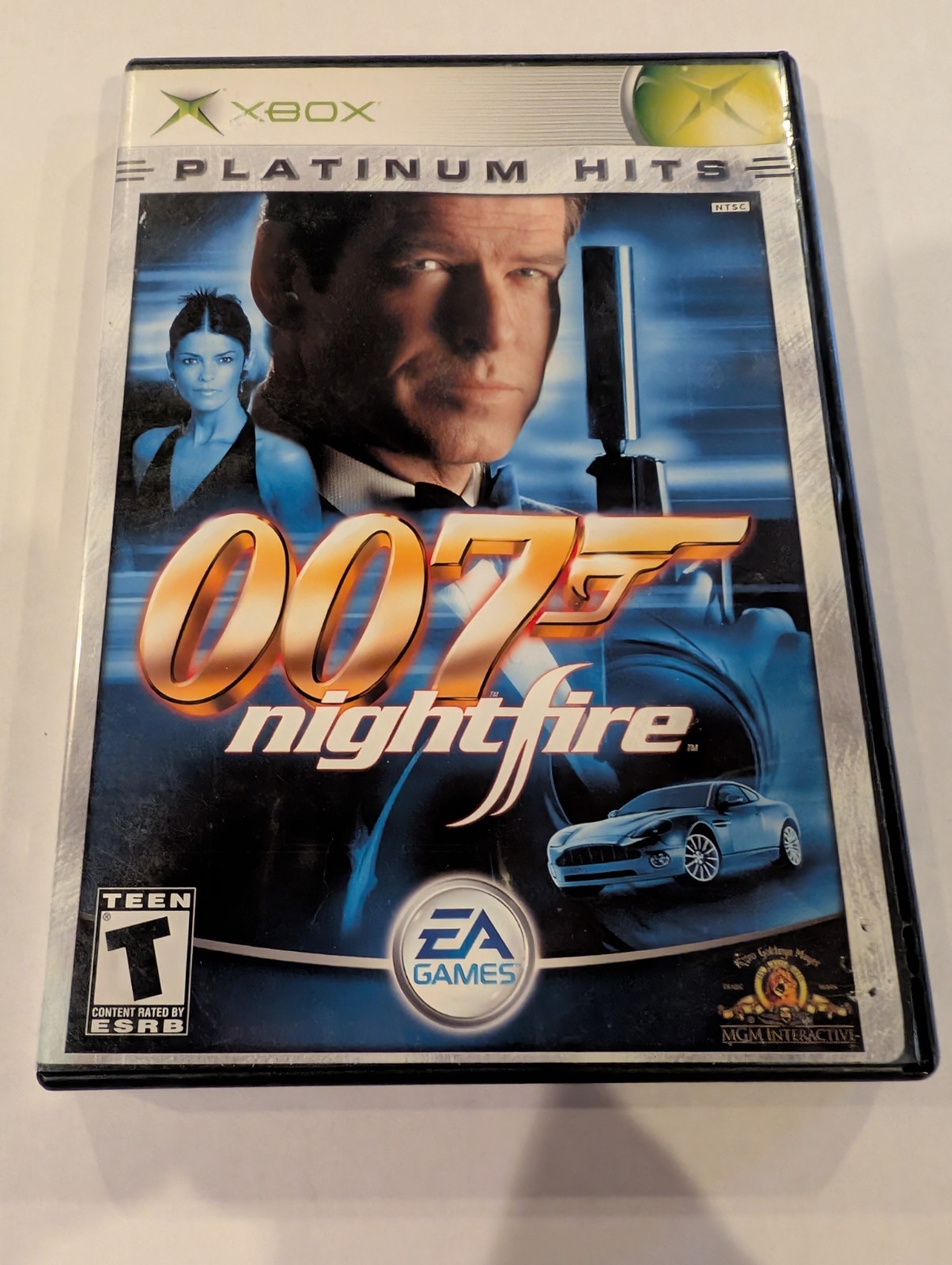 007: NightFire Platinum Hits (Microsoft Xbox, 2003) Tested No Manual