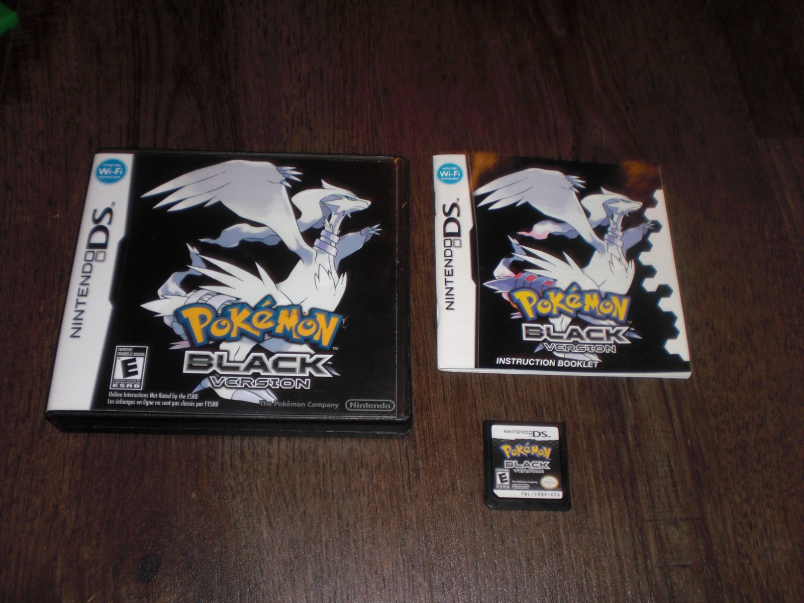Pokemon Black Version 1 AUTHENTIC GENUINE Nintendo DS 3DS 2DS XL 3rd Party Case