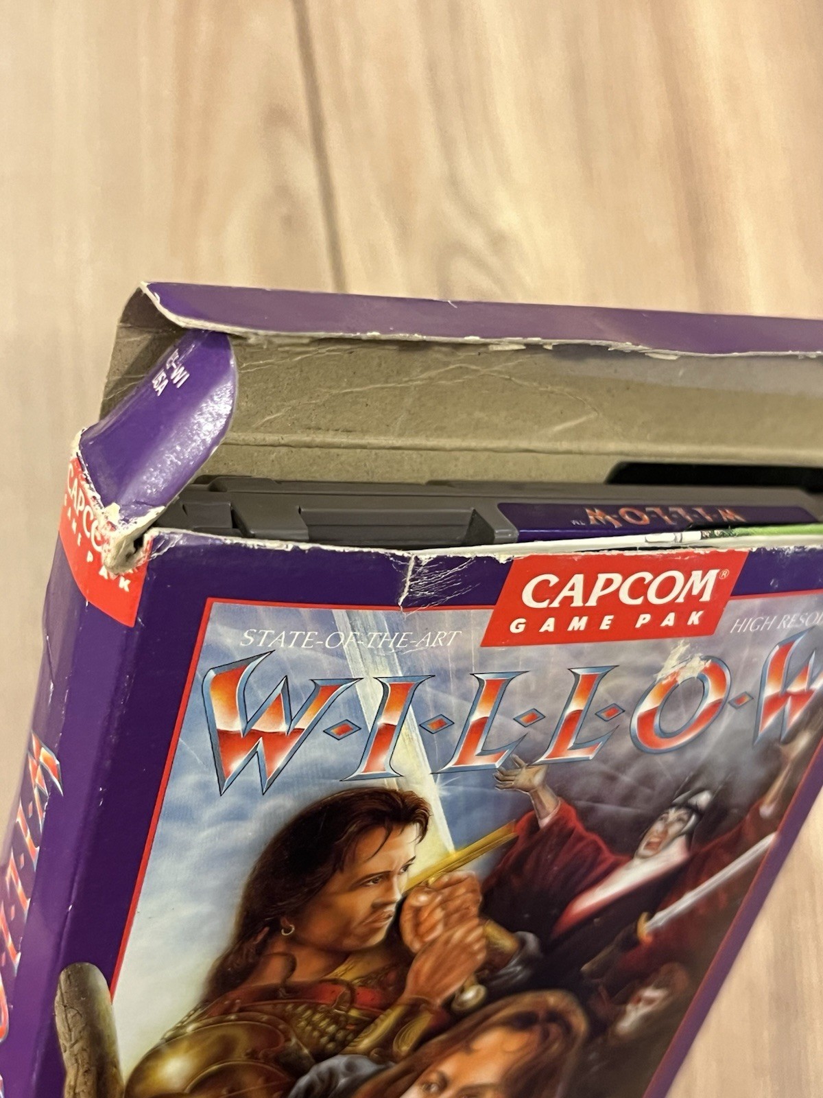 Willow (Nintendo NES, 1989) CIB Complete w/ Poster Tested Works Capcom