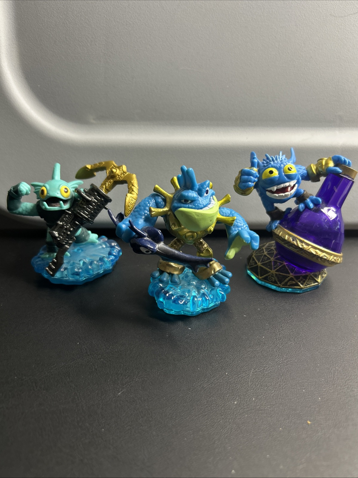 Set Of 3 Skylanders: Super Gulp Pop Fizz, Rip Tide, Anchors Away Gill Grunt
