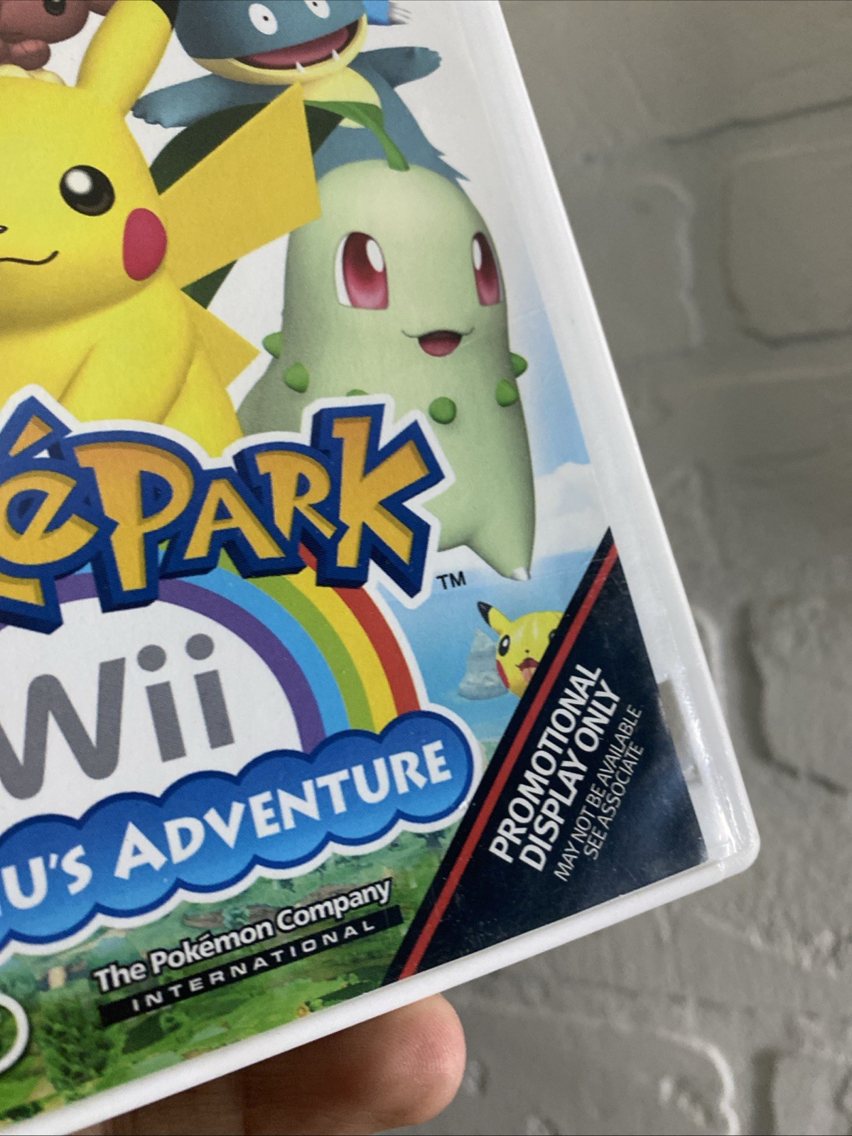 RARE Pokemon Pokè Park GameStop Store Promo DISPLAY CASE (Wii, 2010)