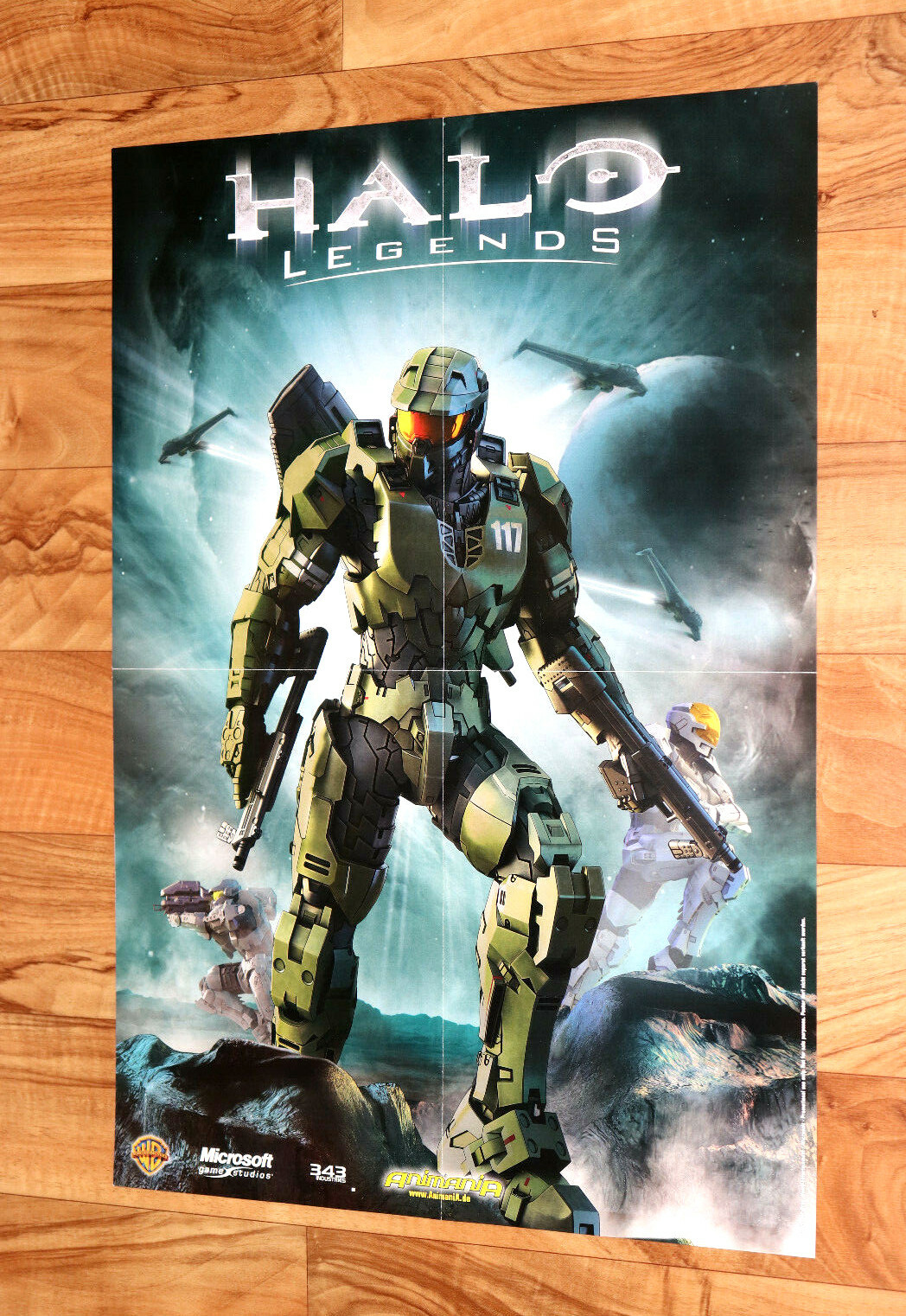 Halo Legends / The Sacred Blacksmith Very Rare Manga Anime Rare Promo Poster