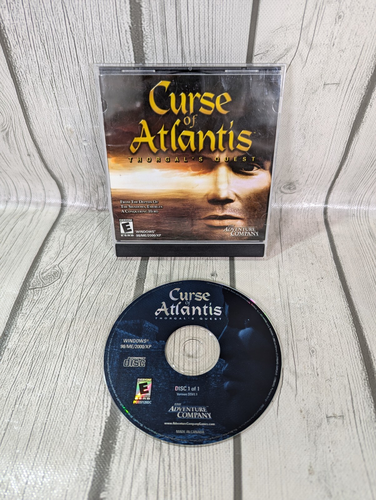 Curse of Atlantis Thorgal’s Quest (2003 PC Game The Adventure Company) w/ Manual
