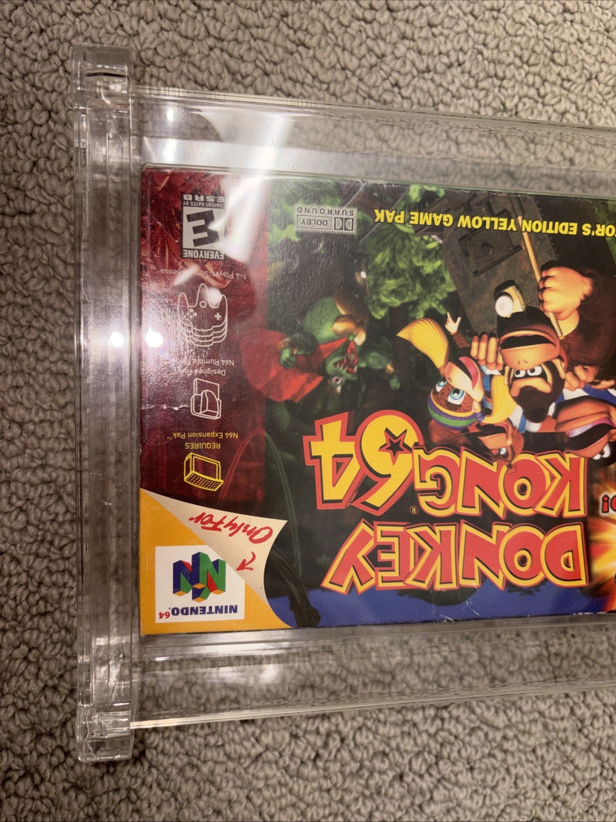 Donkey Kong 64 Collector’s Edition -Nintendo 64 WATA 7.0 – Graded CIB Video Game