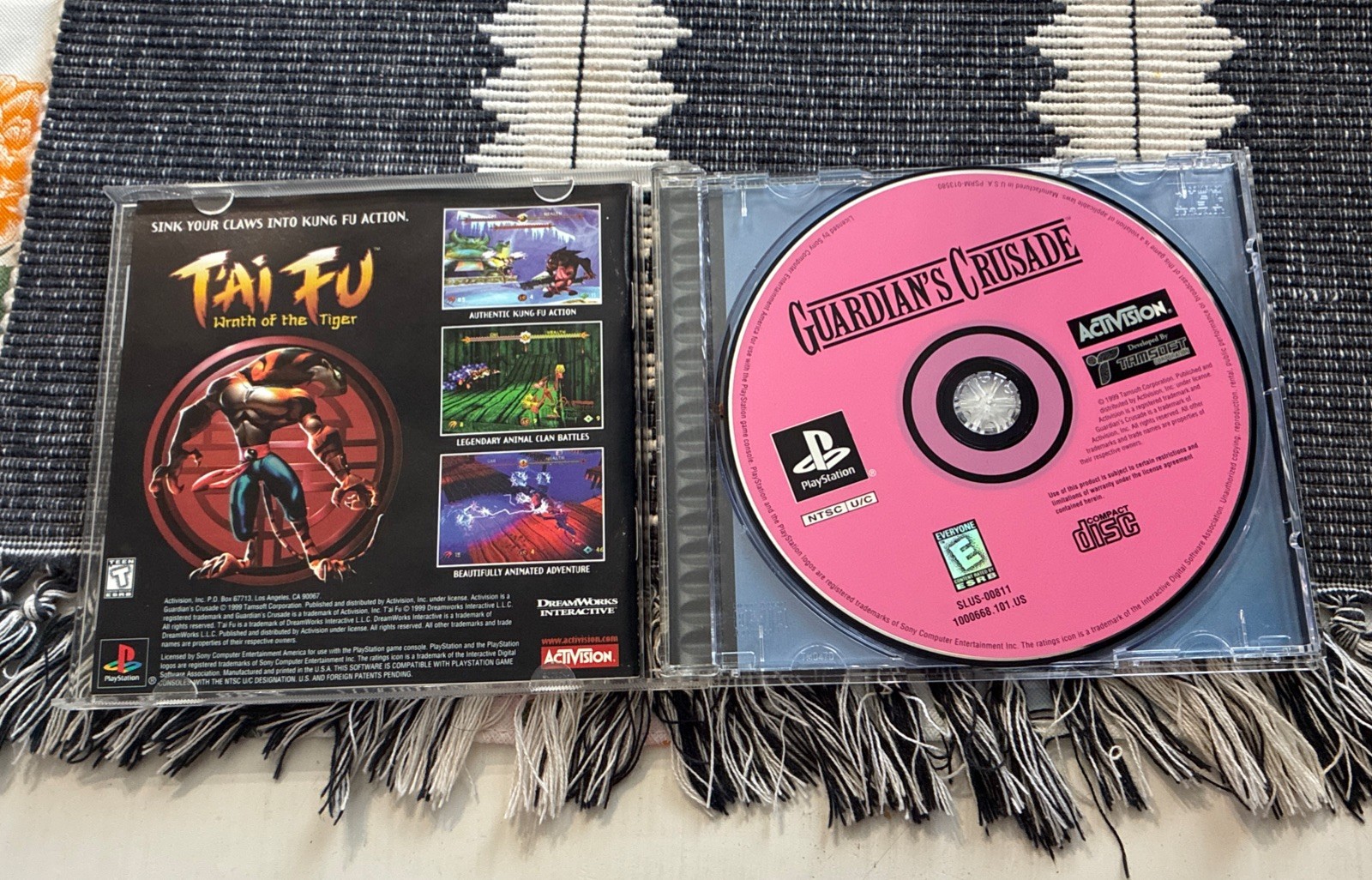 Guardian’s Crusade (PlayStation 1 One, 1999) – CIB W/ Reg Card – Black Label