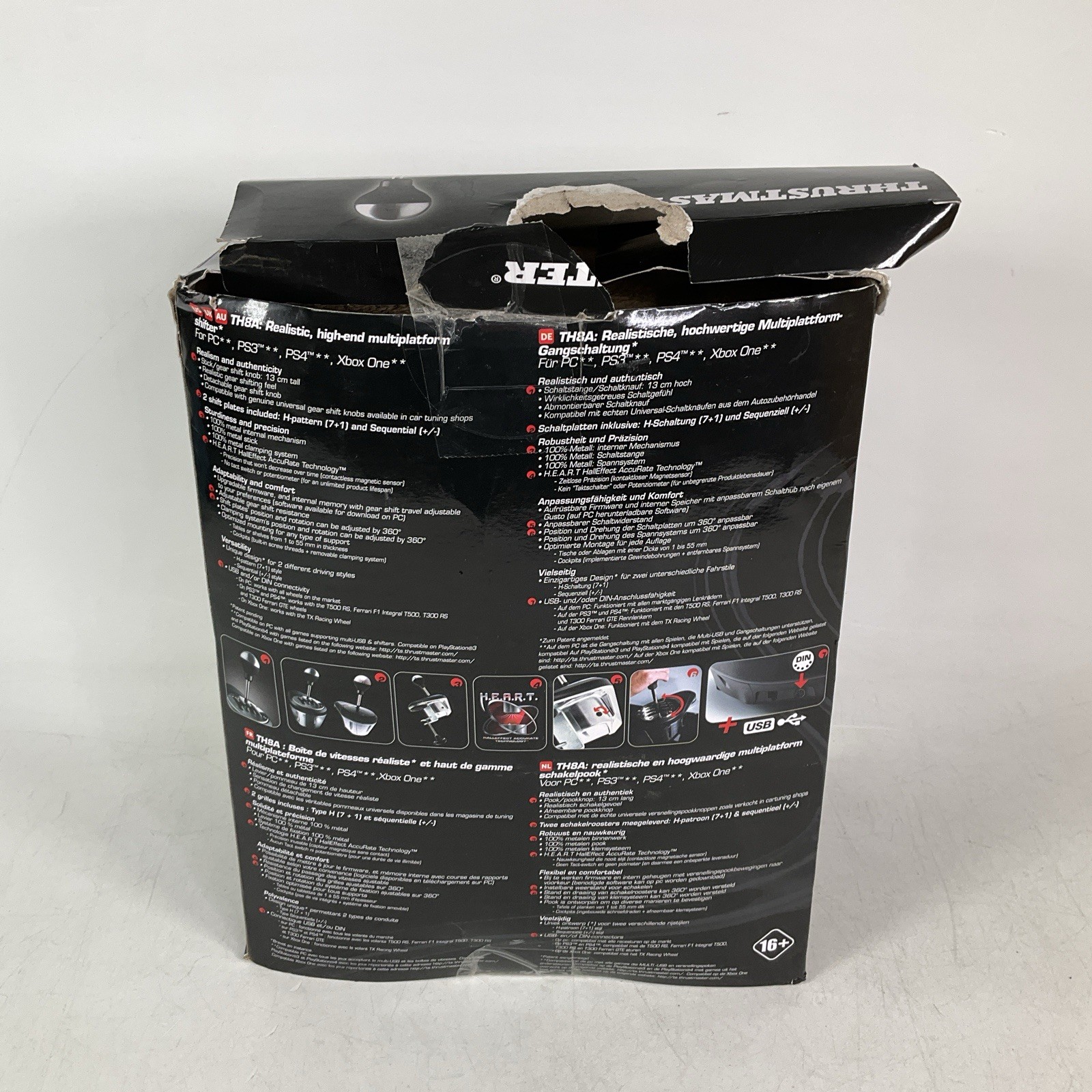Thrustmaster TH8A Add-On Shifter For PC PS3, PS4 and Xbox One